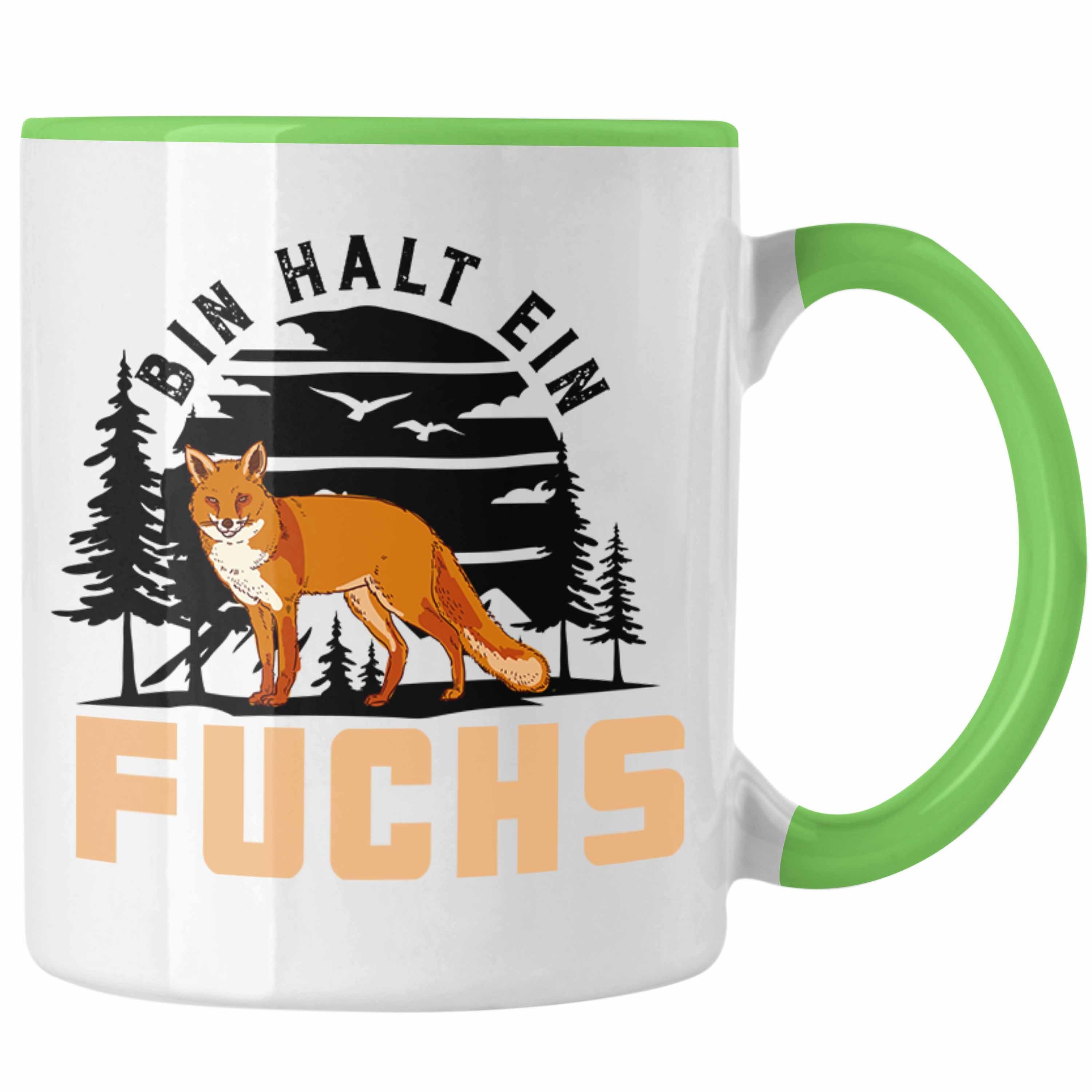 Fuch-Fans Fuchs Trendation Tasse Bin Grün Halt Geschenk - Trendation Ein Tasse Rothaarige ich