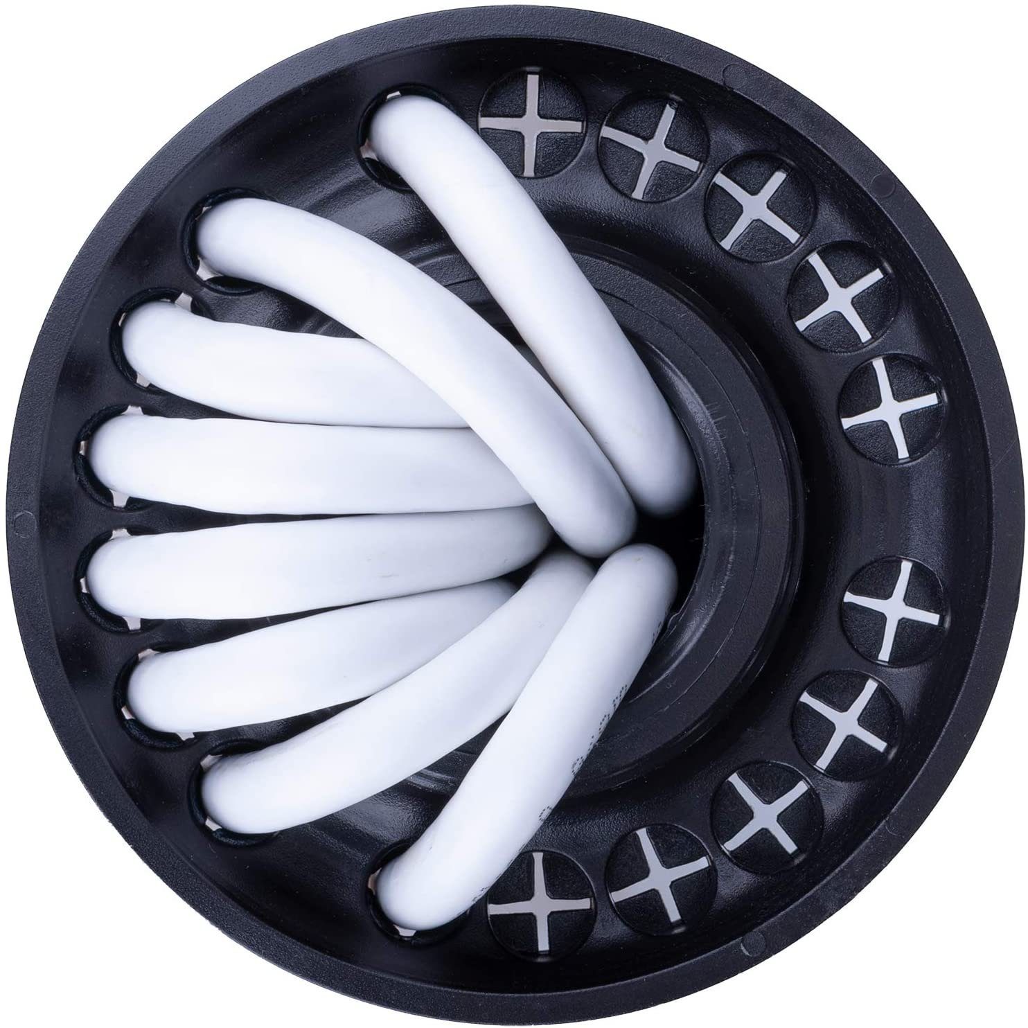 DUR-line SAT-Halterung DUR-line Mastkappe Rund mit Kabeleinführung passend für Ø48/50mm Sat