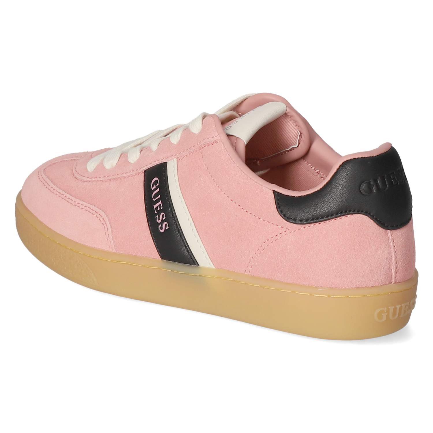 Guess Guess FLPNOLLEP12PINK Damen Rauleder pink Schnürschuh