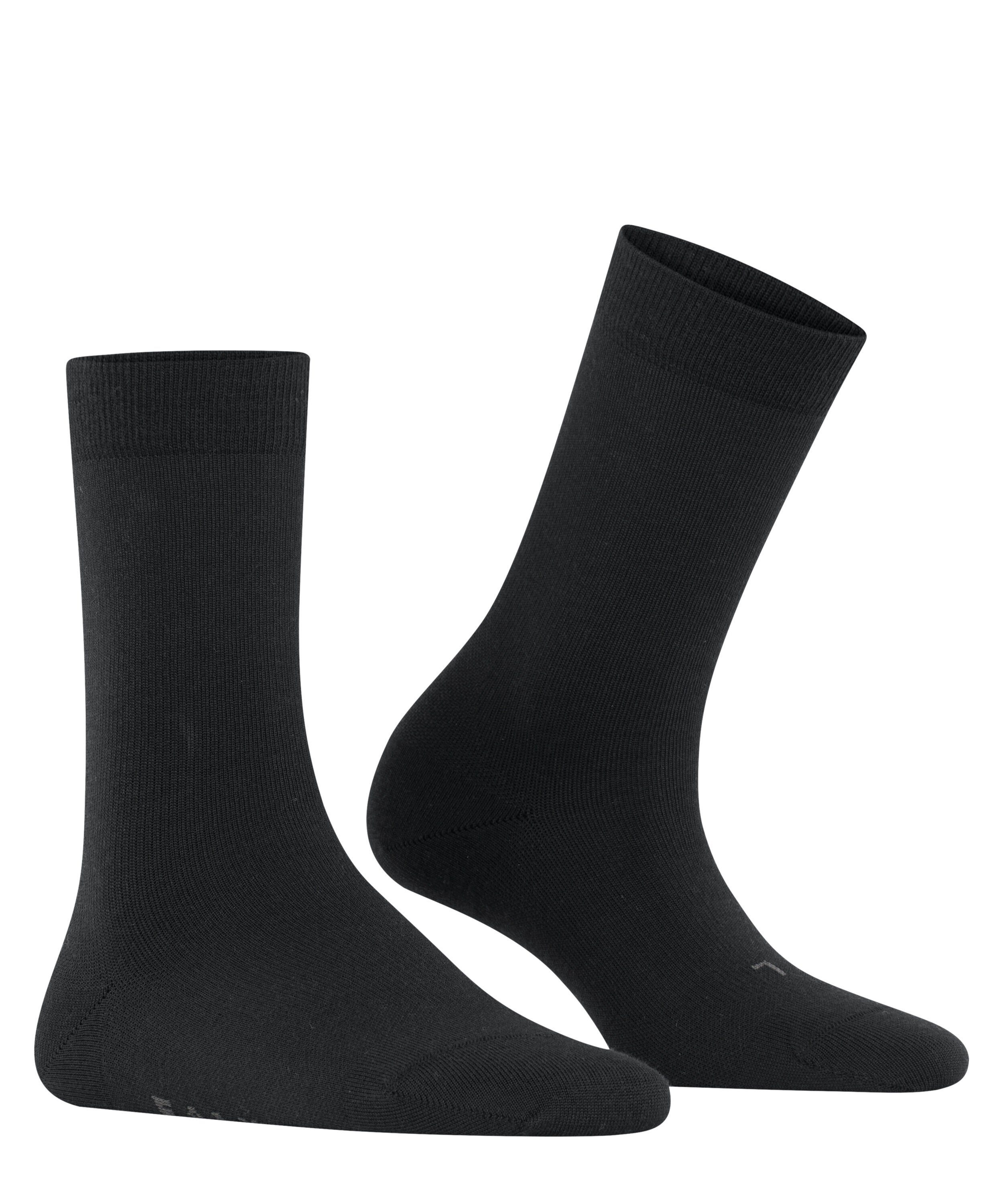 Socken (3000) black Everyday (1-Paar) Wool FALKE Stabilizing