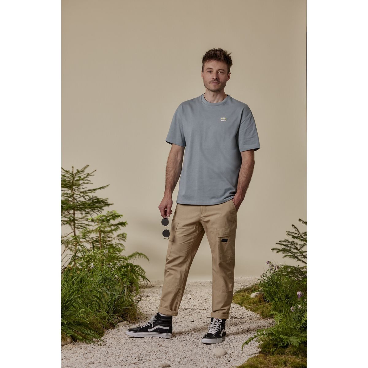 Maloja Kurzarmshirt RenonM. Oversized T-Shirt aus Heavy Single Jersey Bio-Baumwolle