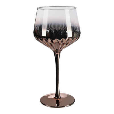 Depot Weinglas »Weinglas Rille«, 100% Glas, aus Glas, Ø 11 Zentimeter, H 22.5 Zentimeter