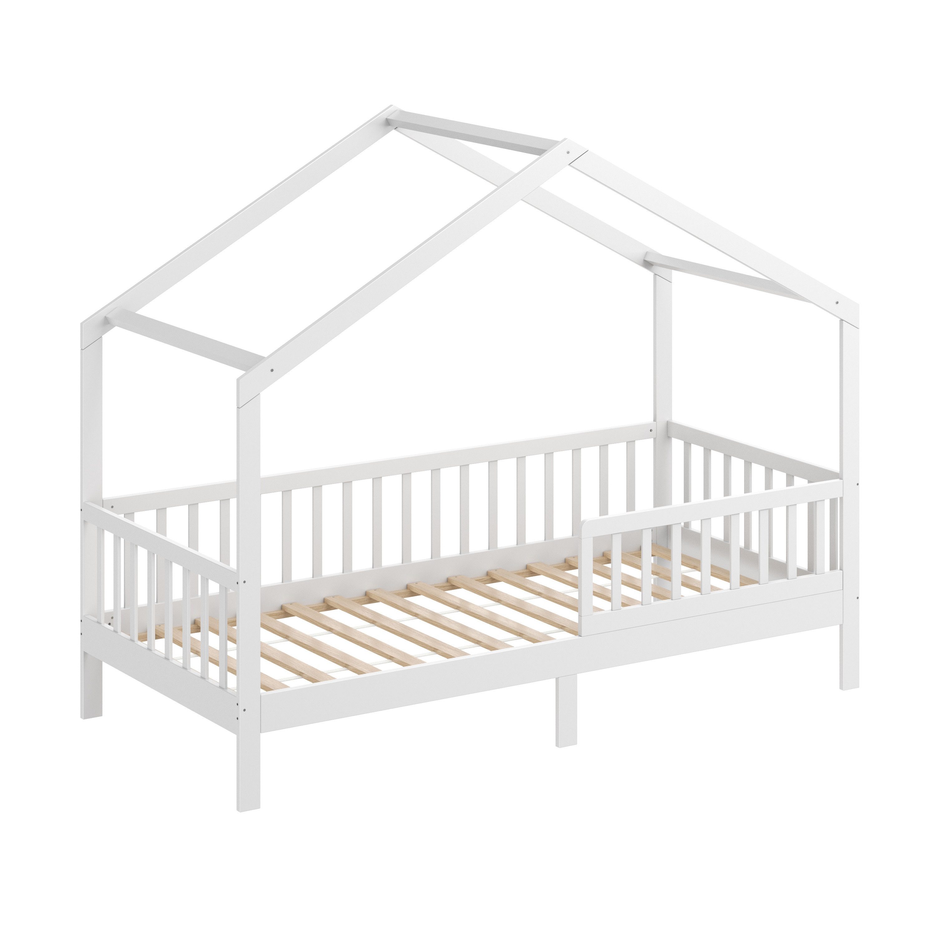 CADANI Kinderbett Hausbett Davi (Rausfallschutz abnehmbar), günstig online kaufen