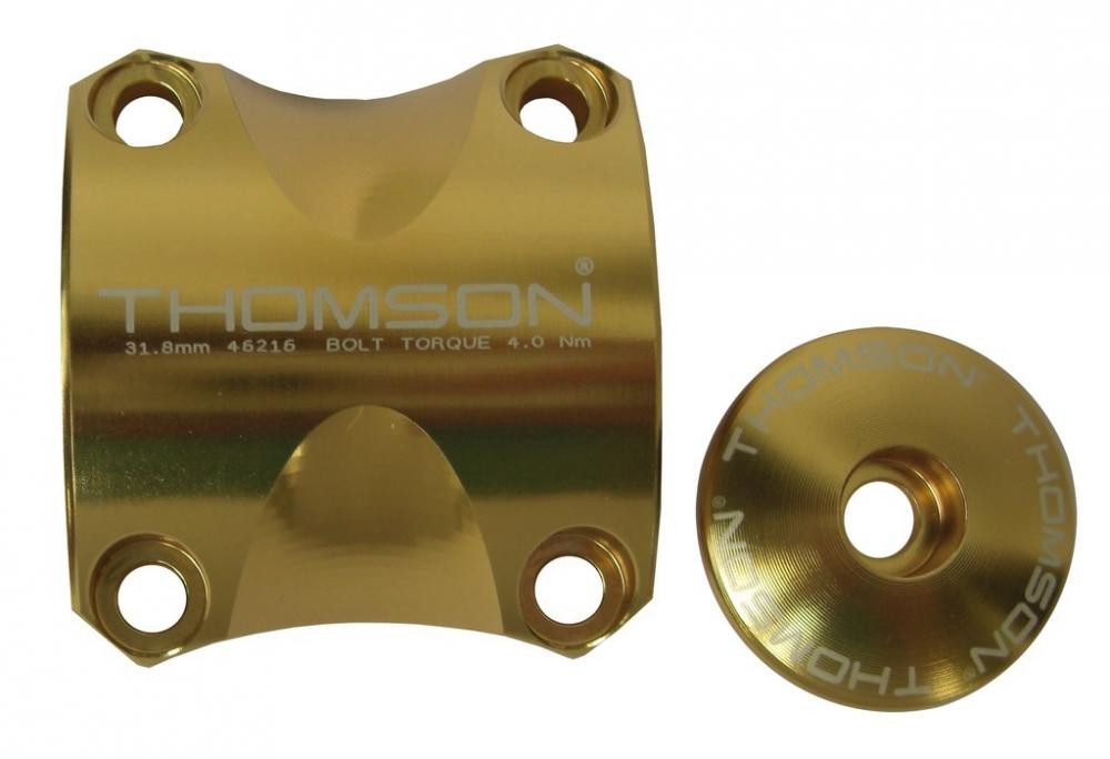 Thomson Lenkervorbau Thomson Lenkerklemmung Kit Elite X4 MTB 31,8 gold