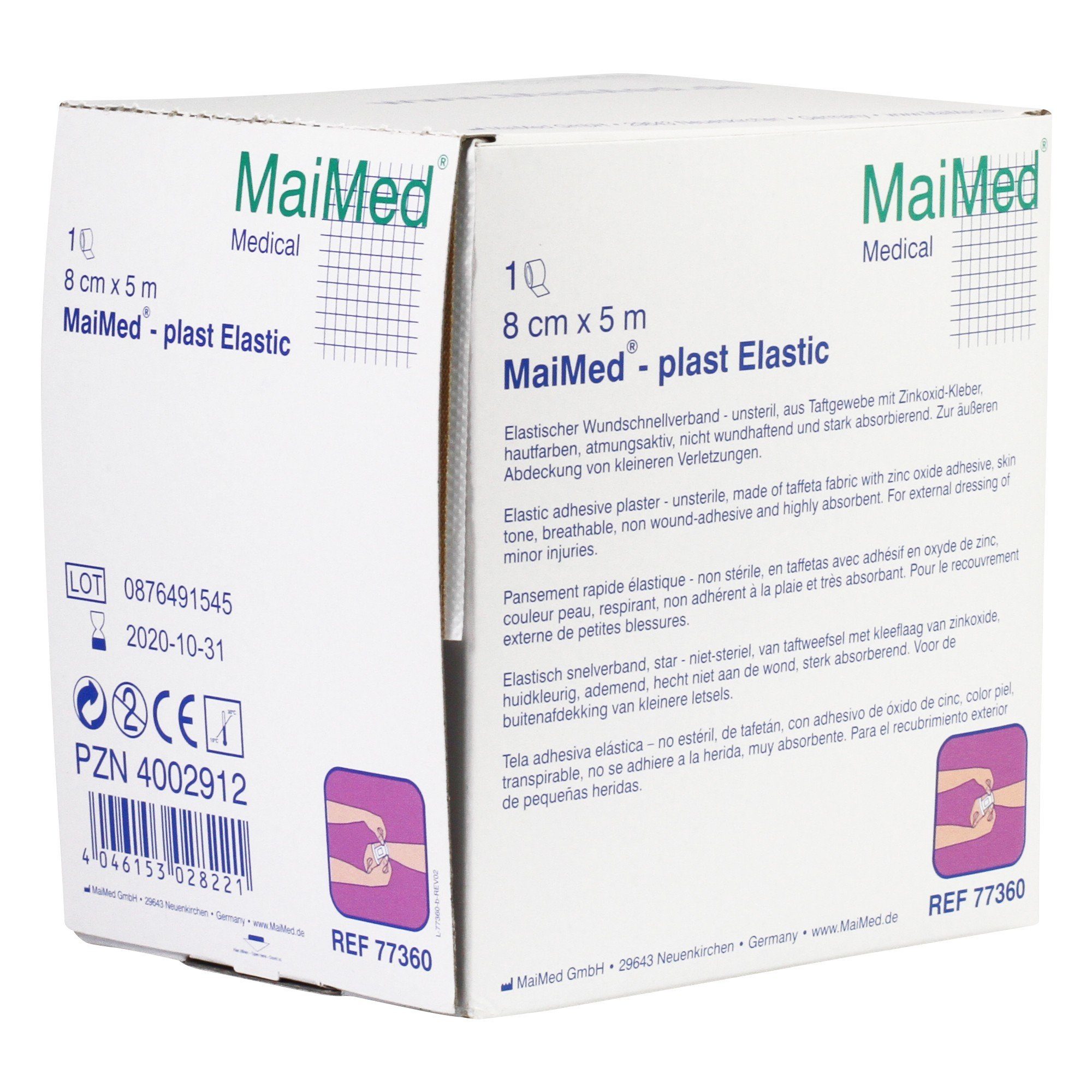 MaiMed Bandage elastischer Wundschnellverband Wundpflaster