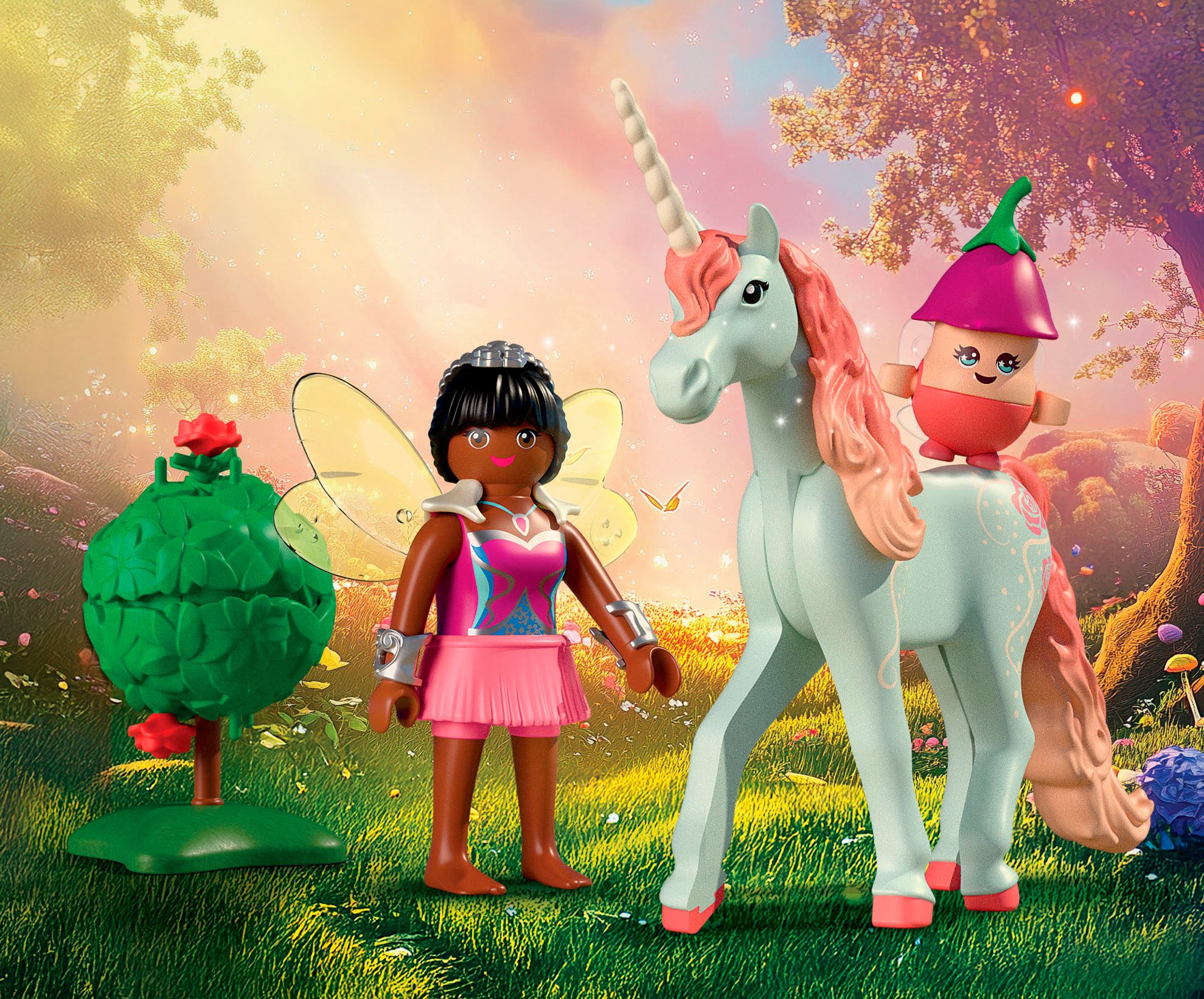 Playmobil® Sammeleinhorn, Himmelsrose mit Fee (71841), Princess Magic Konstruktions-Spielset, (26 St)