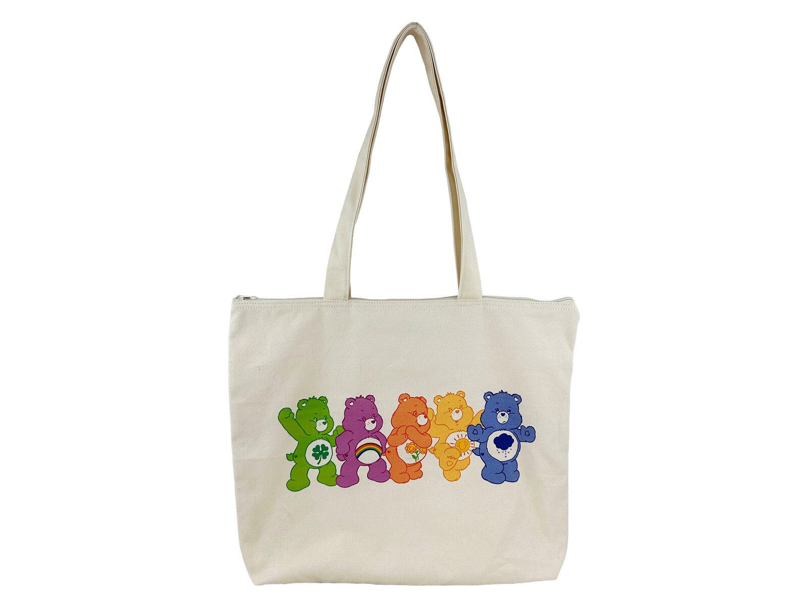 Glücksbärchis Shopper Tasche schlicht mit langen Henkeln Alltagstasche