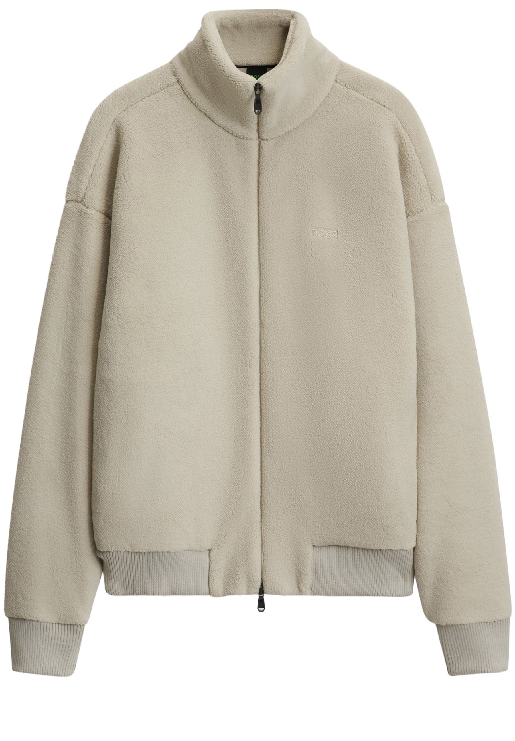 BOSS GREEN Sweatjacke Teddy aus Fleece (1-tlg)