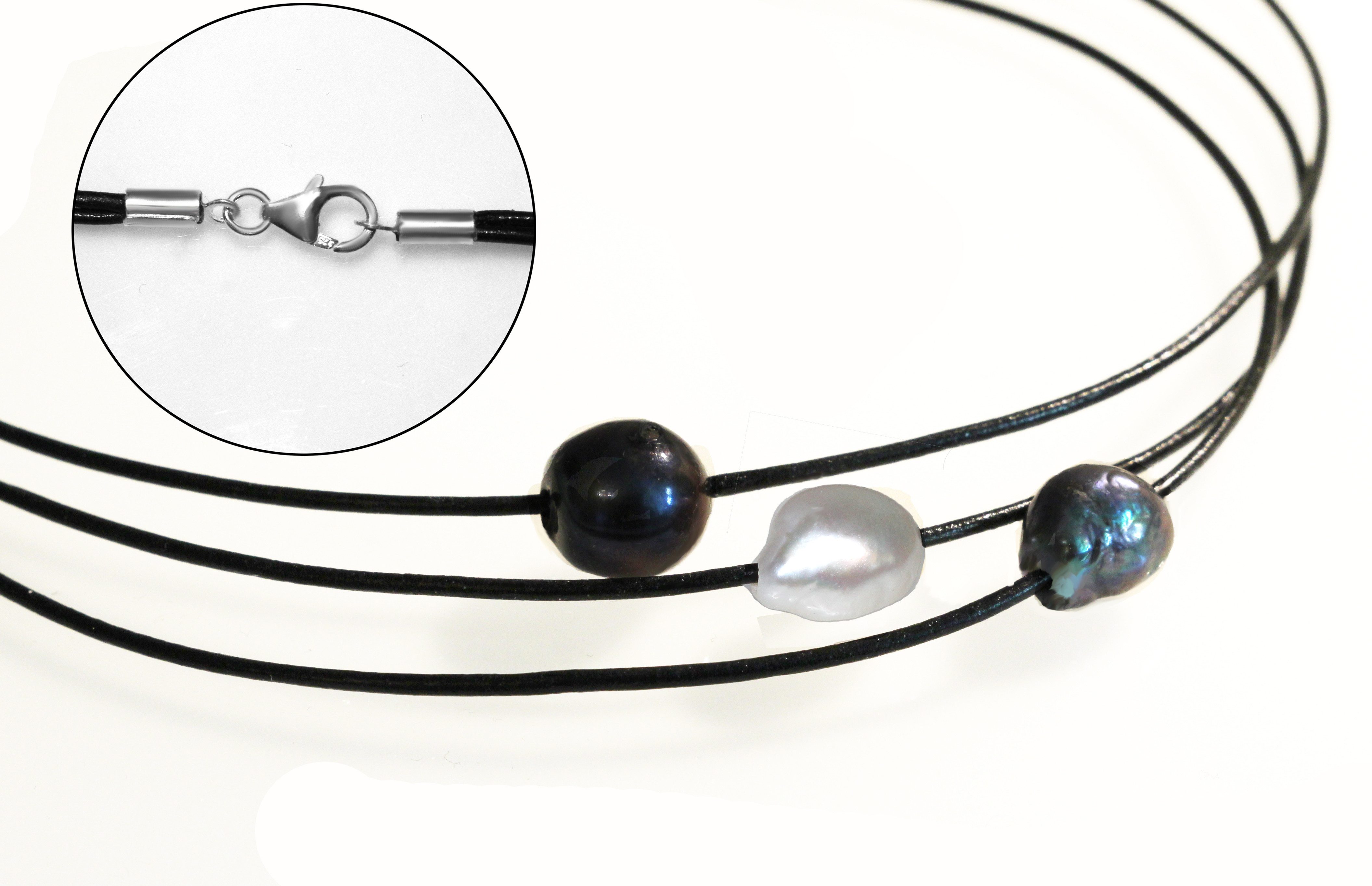 Edellis Kette mit Anhänger Ziegenleder Kette günstig online kaufen