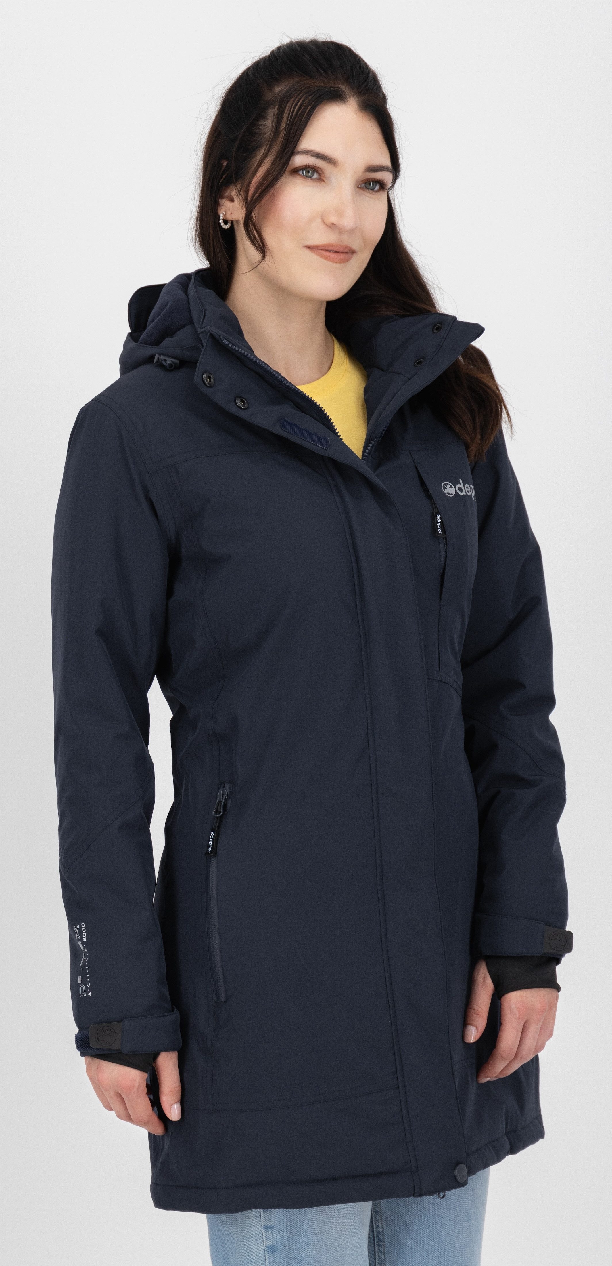 DEPROC Active Winterjacke MONTREAL LONG WMN auch in Großen Größen erhältlic günstig online kaufen