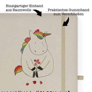 Mr. & Mrs. Panda Notizbuch Einhorn Traurig - Transparent - Geschenk, Journal, Freunde, Einhörner Mr. & Mrs. Panda, Hardcover