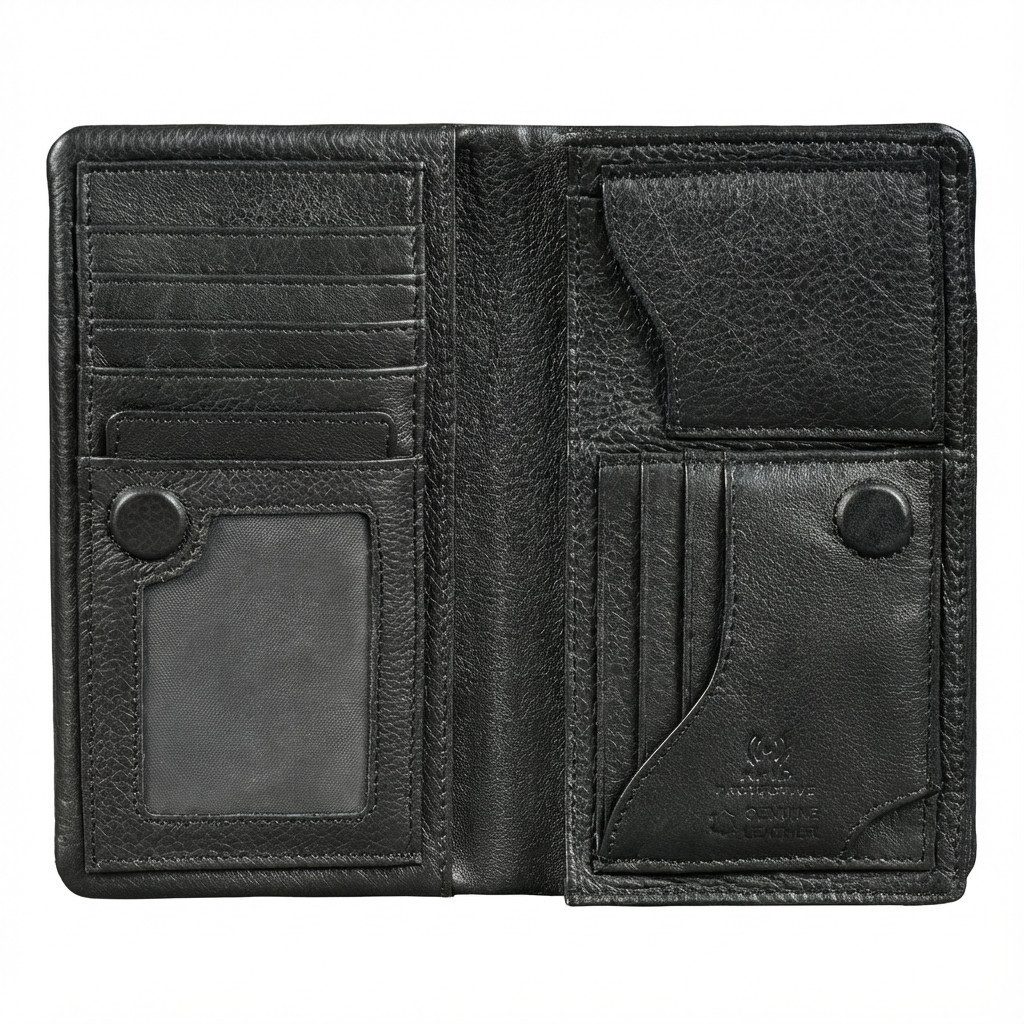 Geldbörse "Kenan" XL Leder Portemonnaie Herren mit Münzfach & RFID für 11 Karten