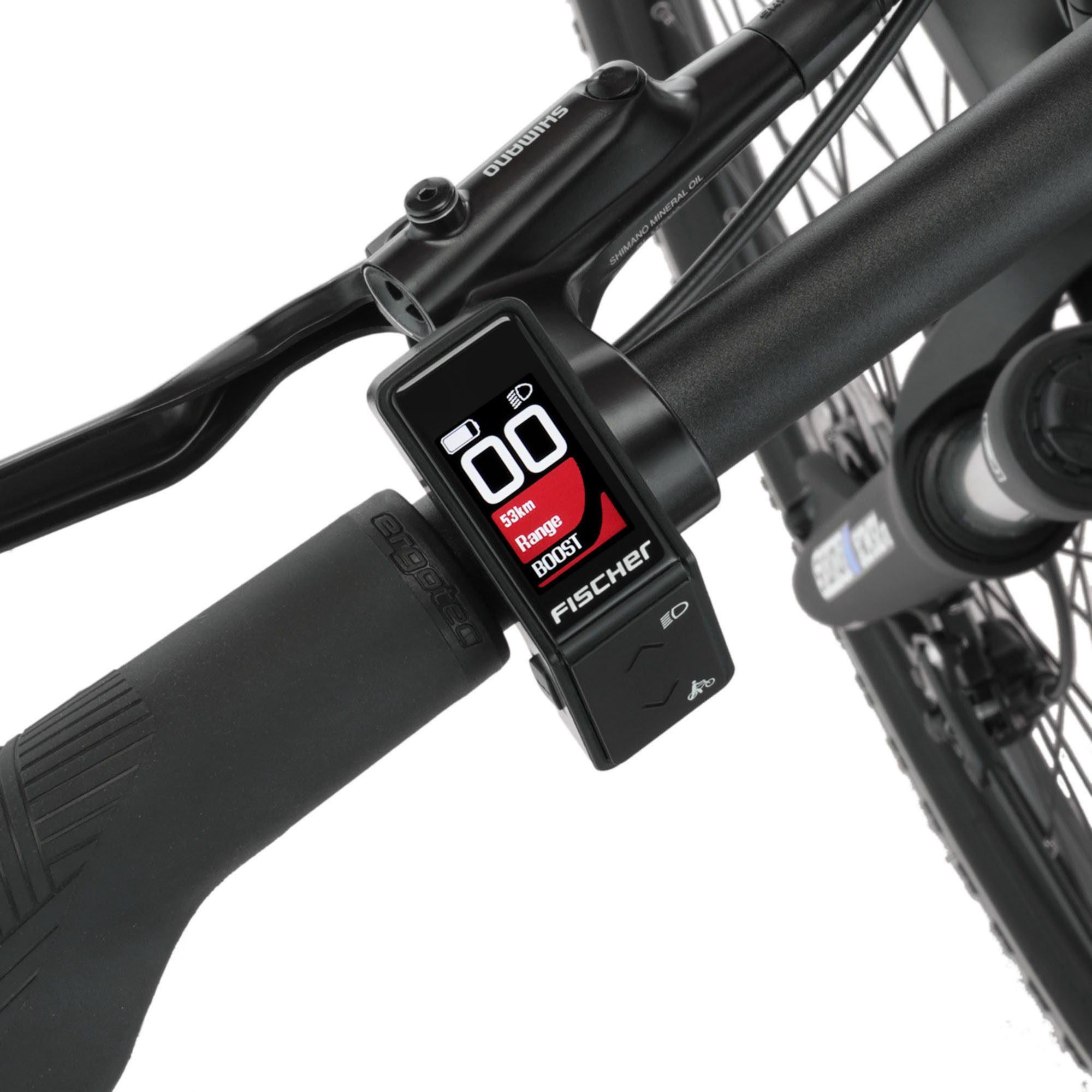 FISCHER Fahrrad E-Bike ATB TERRA 2.2 459, 8 Gang Shimano ACERA Schaltwerk, Heckmotor, 459 Wh, (mit Akku-Ladegerät, mit Werkzeug), Pedelec, Elektrofahrrad für Damen und Herren