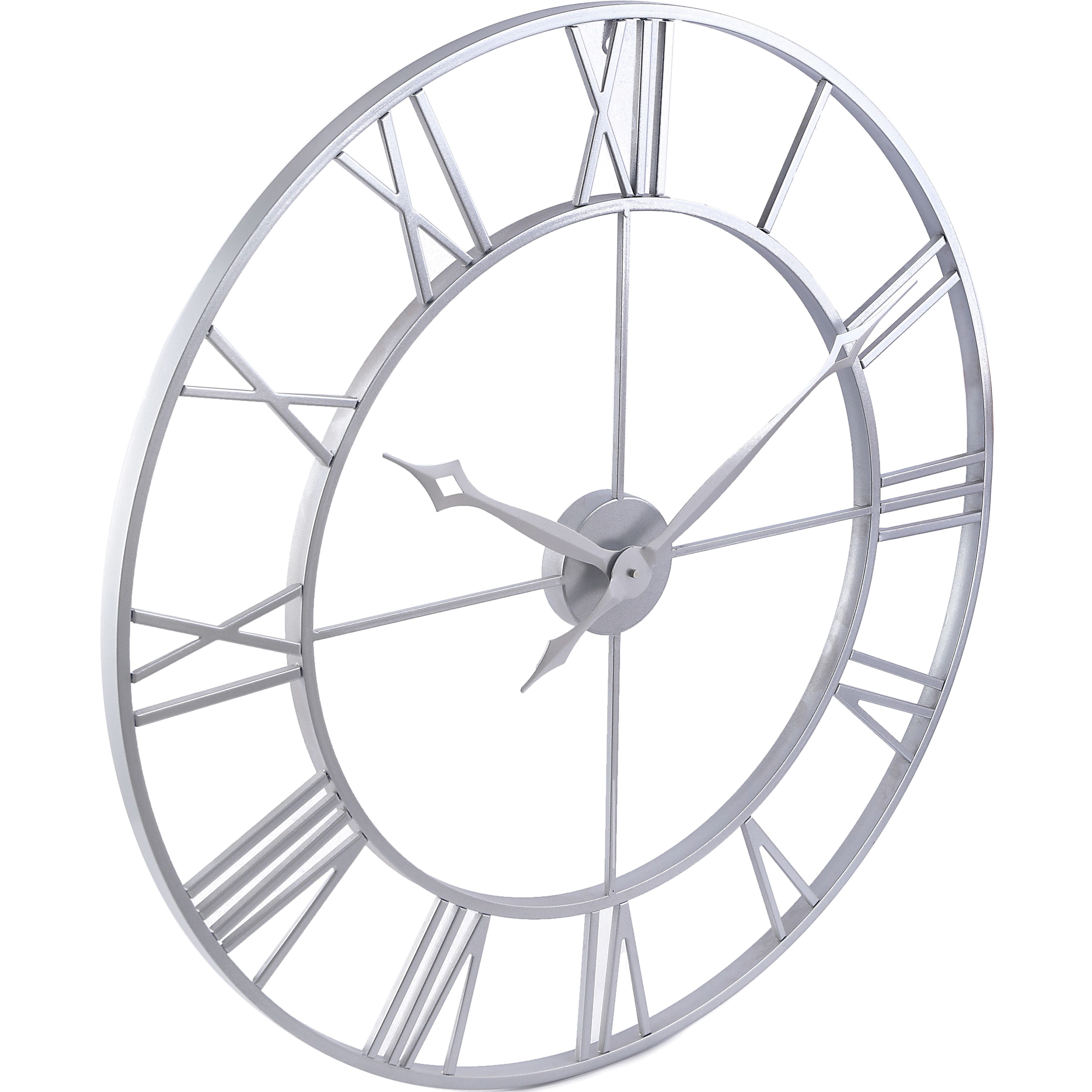 Samilito Wanduhr im Vintage-Stil Rund mit Robuster 2cm dicker Rahmen,römisc günstig online kaufen