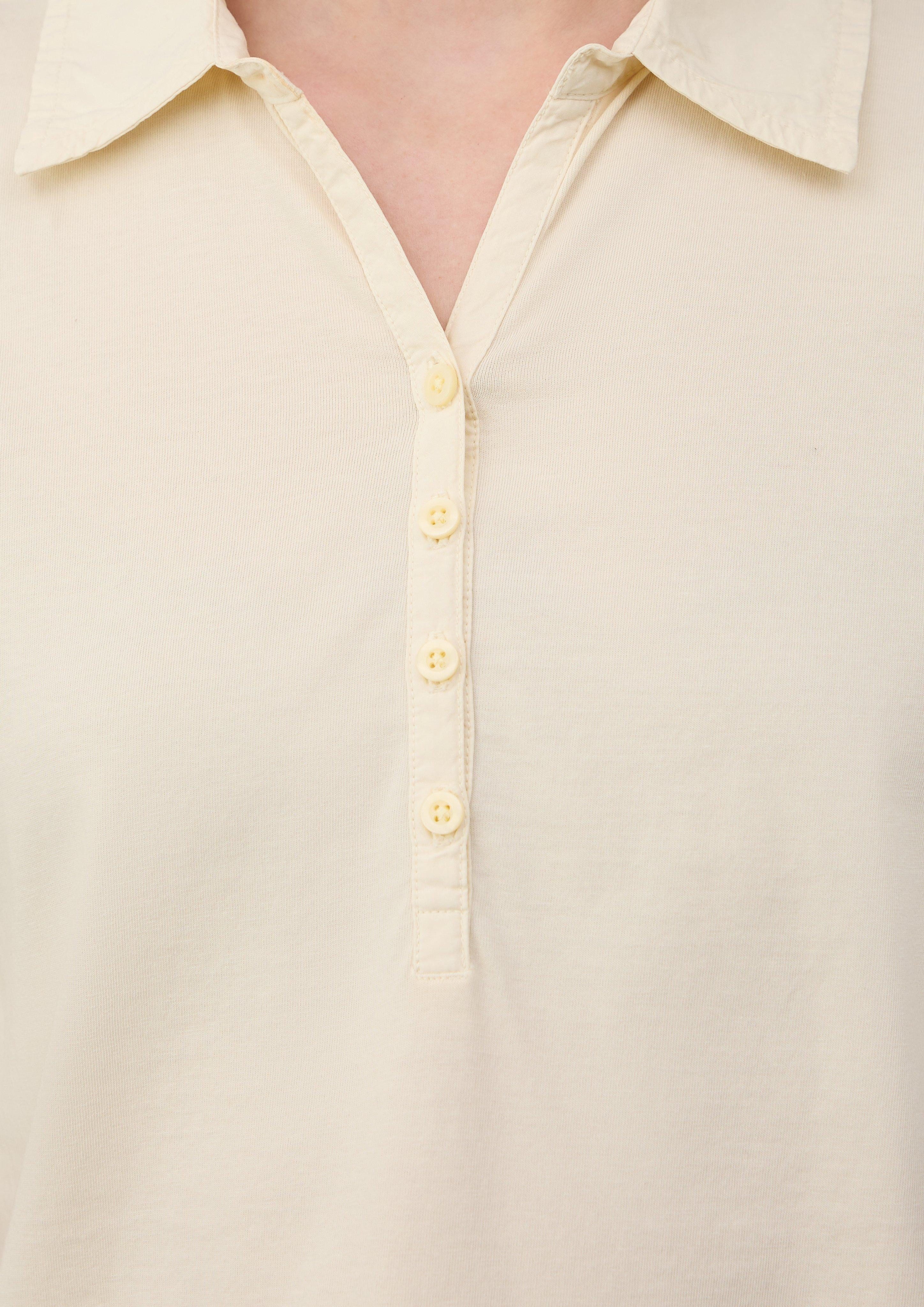 s.Oliver Kurzarmshirt Jersey-Polo mit Knopfleiste günstig online kaufen