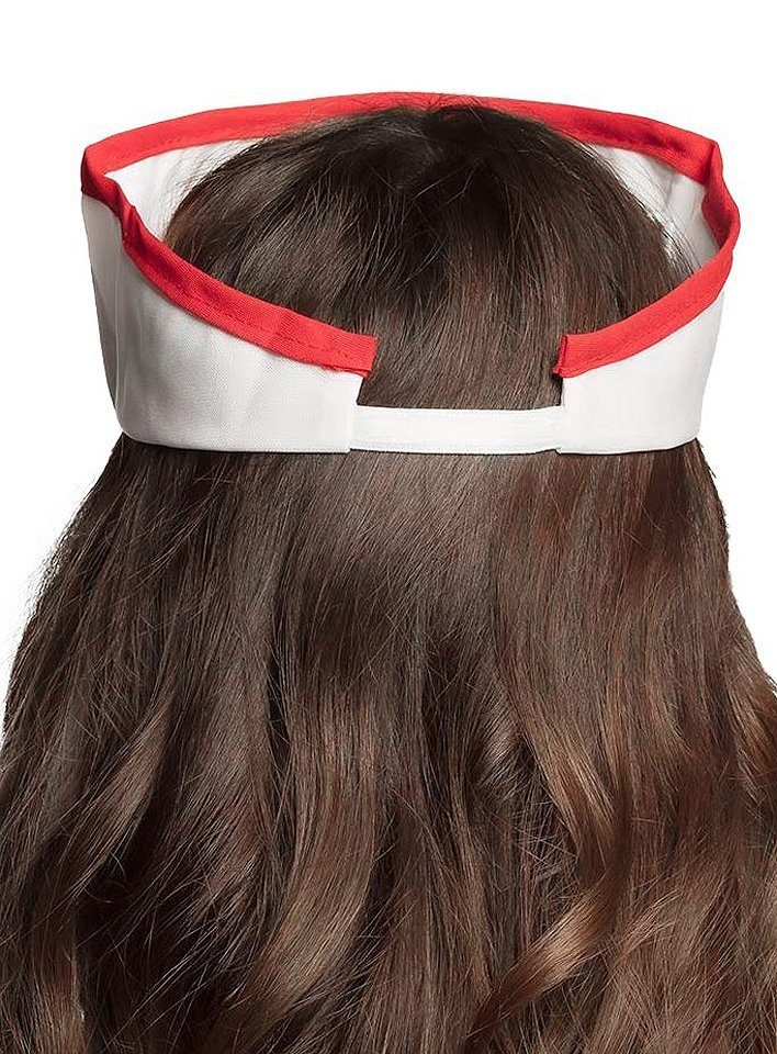 Elope Arzt-Kostüm Mini Schwesternhaube - Kostüm Haube für Fasching, Klassisches Zubehör für das Krankenschwester Kostüm