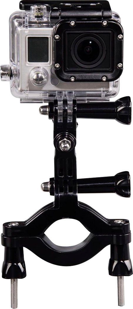Hama Kamerahalterung Hama Stangenbefestigung "Groß" für GoPro, von 2,5 - 6,2 cm
