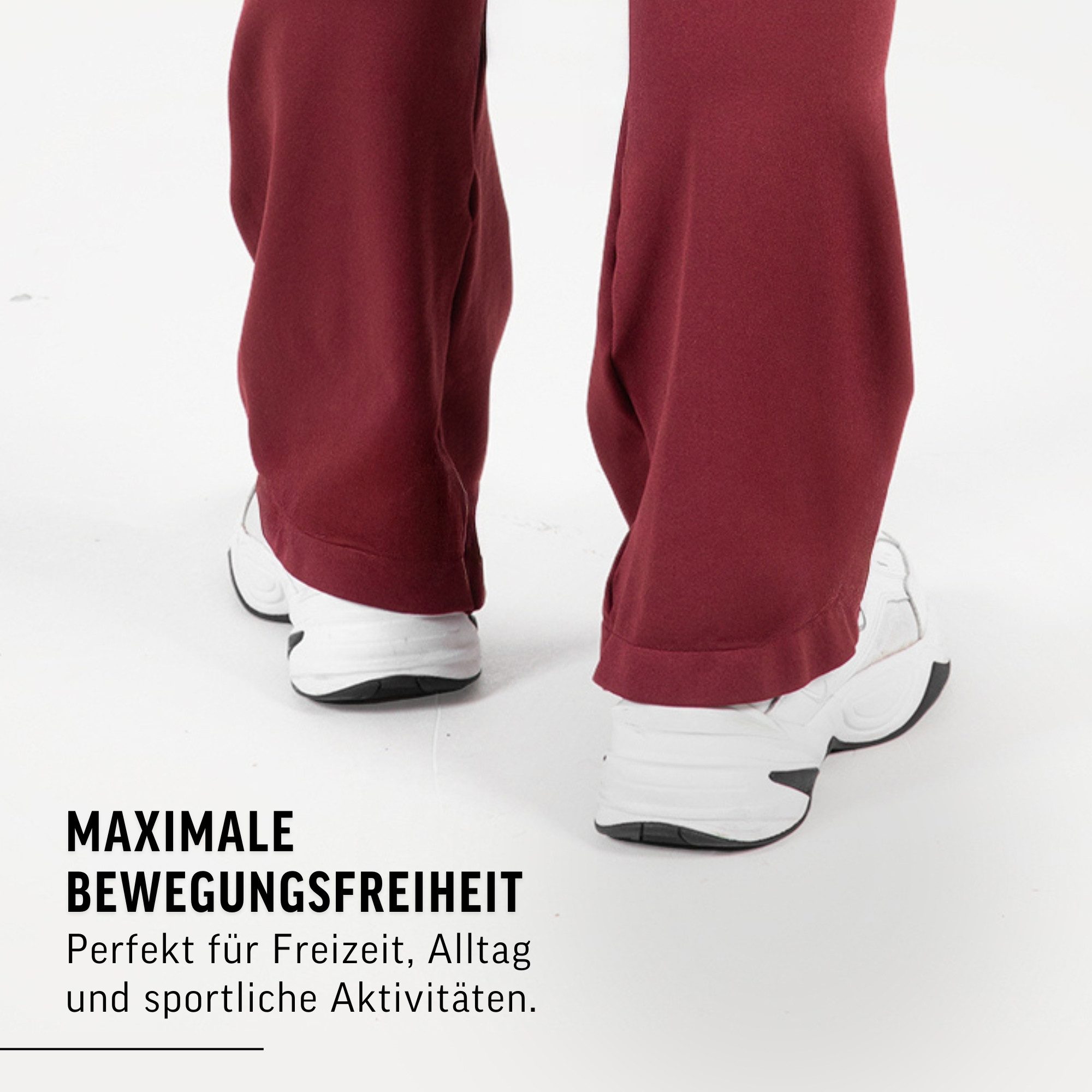 Smilodox Schlaghose Aylin Scrunch, Leggings mit Booty Push Effekt, Gym, Yoga & Freizeit Scrunch Naht, Booty Push, Weites Bein, Elastisch, High Waist