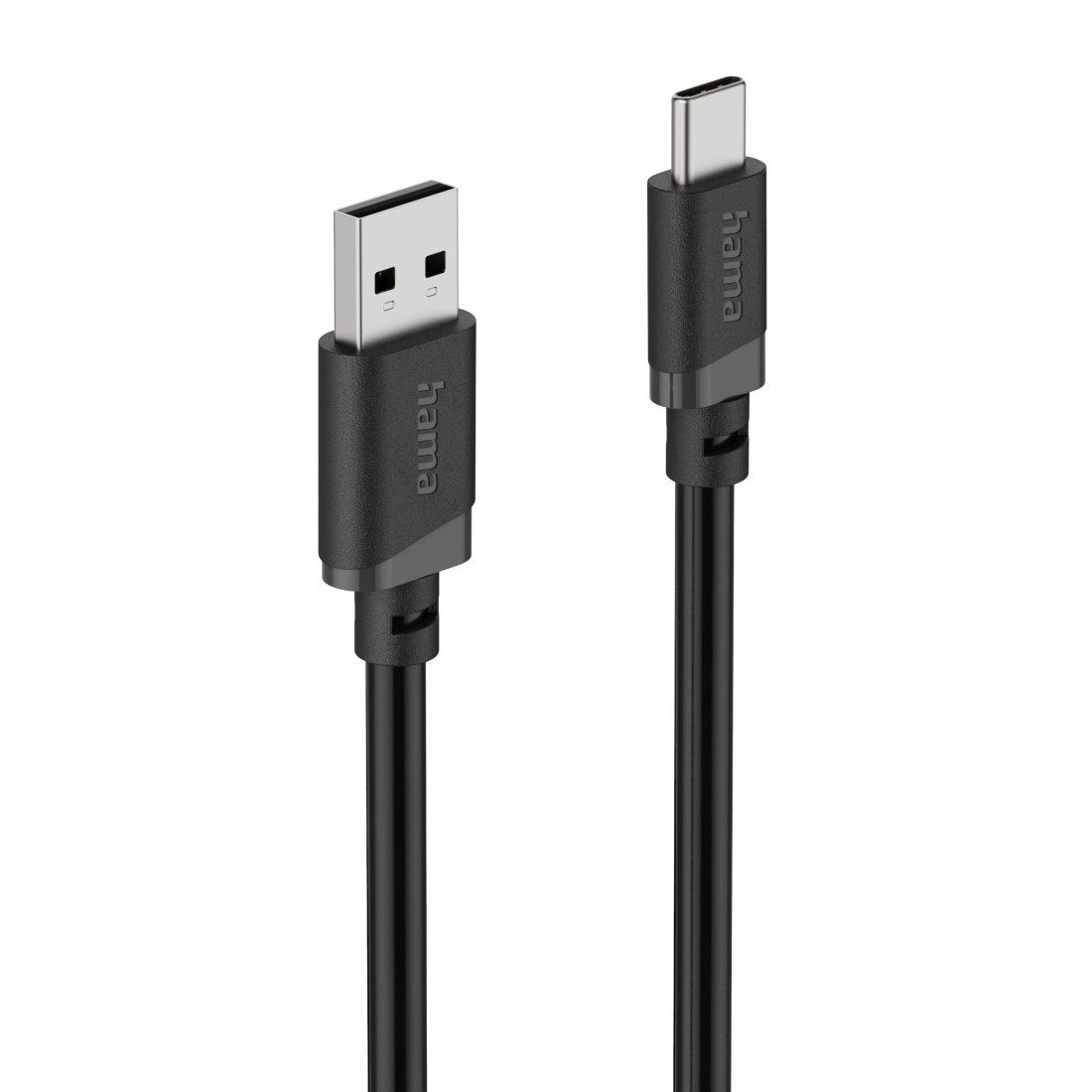 Hama USB-A auf USB-C Ladekabel 1 m schwarz USB-Kabel, USB Typ A, USB-C, (100 cm), Schnellladen, 480 Mbit/s, 3 A Strom, breite Kompatibilität – Bild 3 von 5