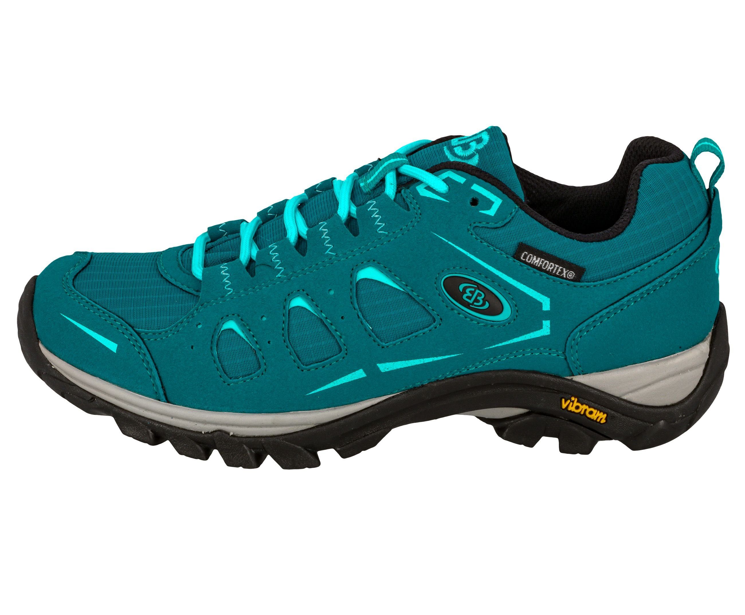 BRÜTTING Outdoorschuh Wanderschuh petrol/blau Frakes Mount Low