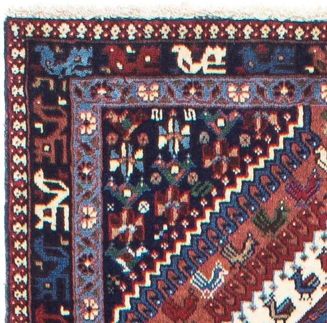 Orientteppich Perser - Nomadic mit Höhe: 10 morgenland, 294 - x Zertifikat mehrfarbig, cm Einzelstück mm, 81 Wohnzimmer, Handgeknüpft, rechteckig, 