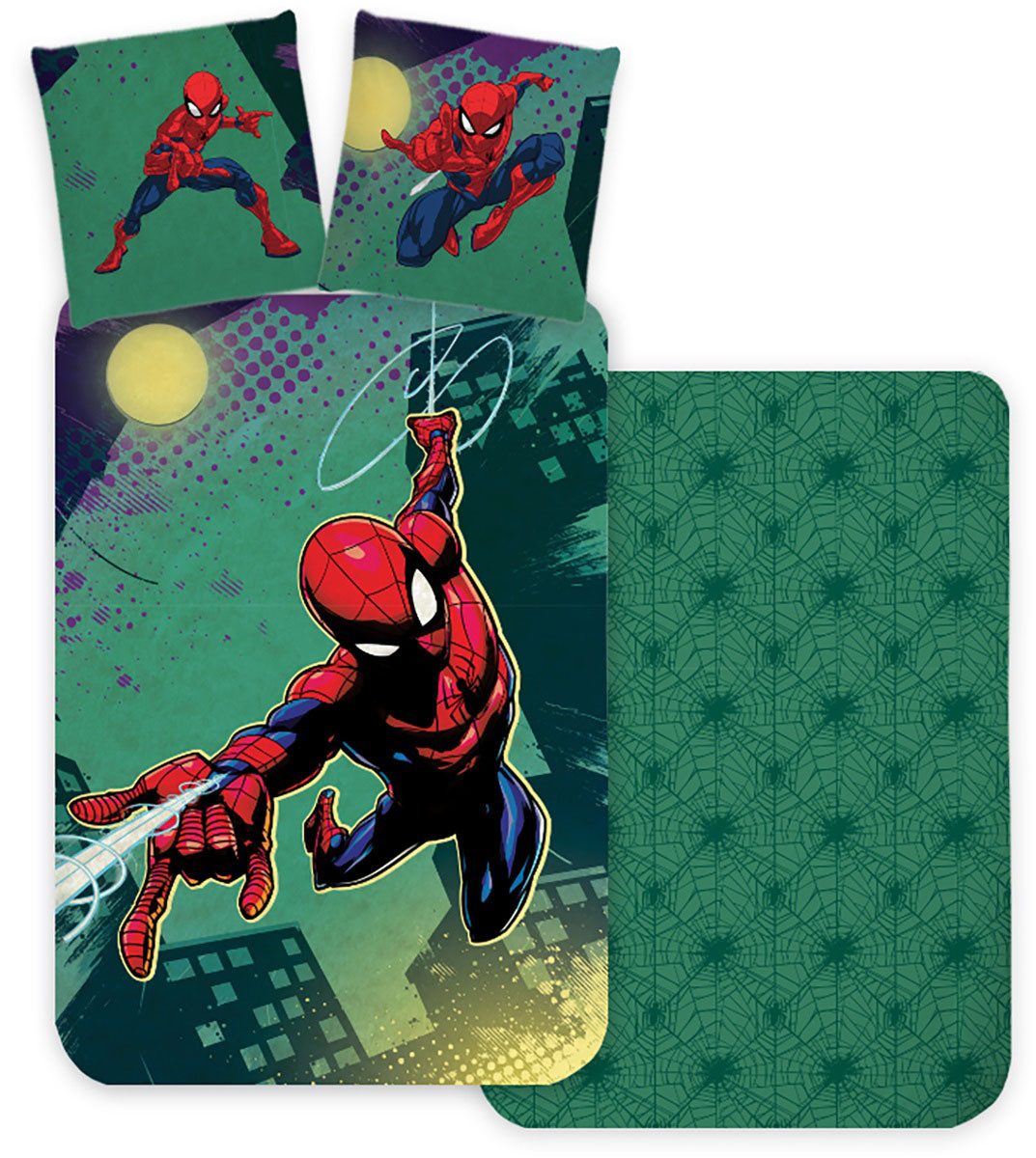 Spiderman Kinderbettwäsche Marvel Spider-Man Kinderbettwäsche Superheld günstig online kaufen