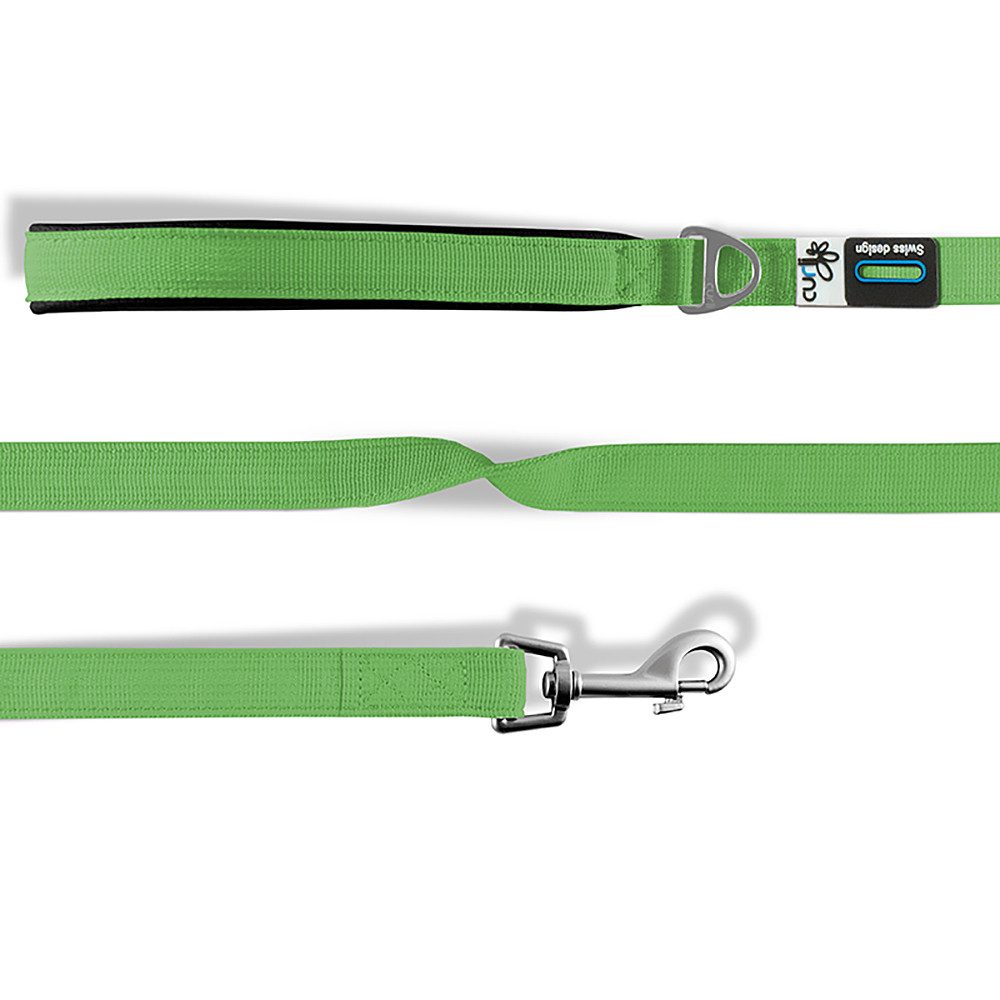 Curli Hundeleine Basic Leine Nylon lime