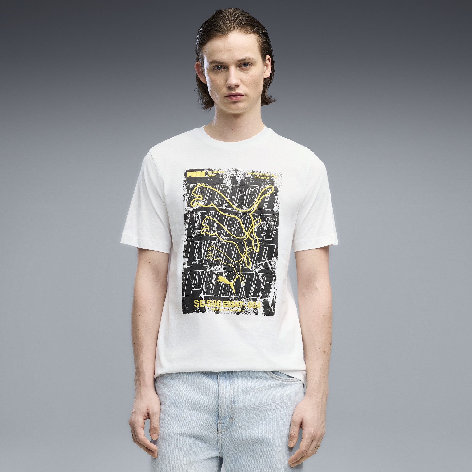 PUMA T-Shirt Graphics Box T-Shirt Herren – Bild 2 von 5
