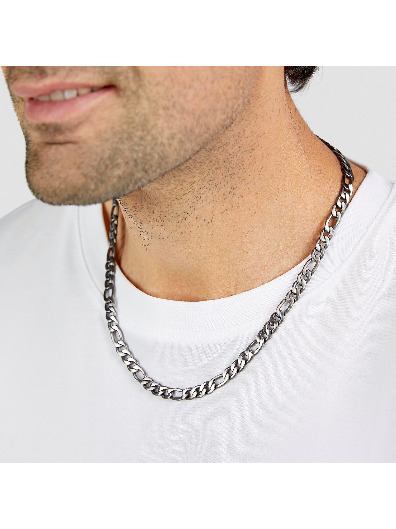 s.Oliver Silberkette S.Oliver Herren-Kette Edelstahl