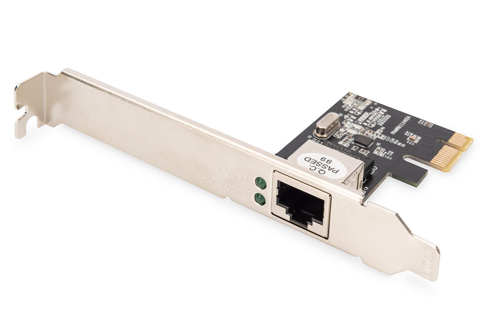 Digitus WLAN-Modul Single Port Gigabit Ethernet Netzwerkkarte, RJ45,P