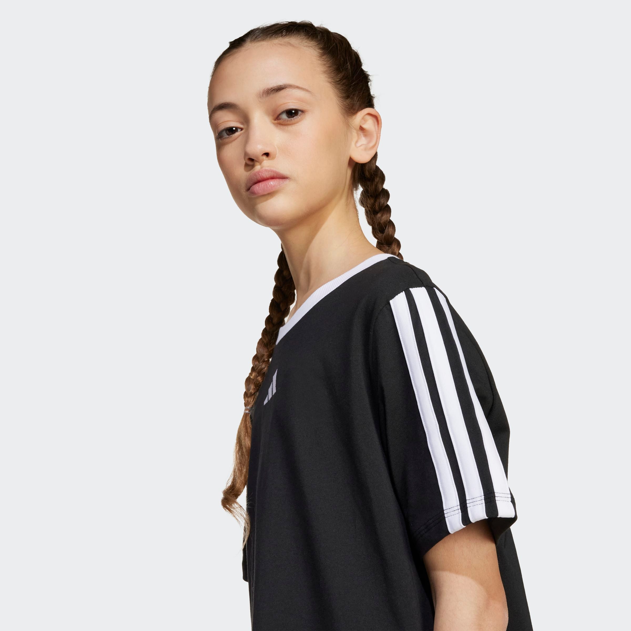 adidas Sportswear T-Shirt ESSENTIALS KIDS für Kinder, mit Rundhalsausschnitt, ohne Verschluss, aus Baumwolle