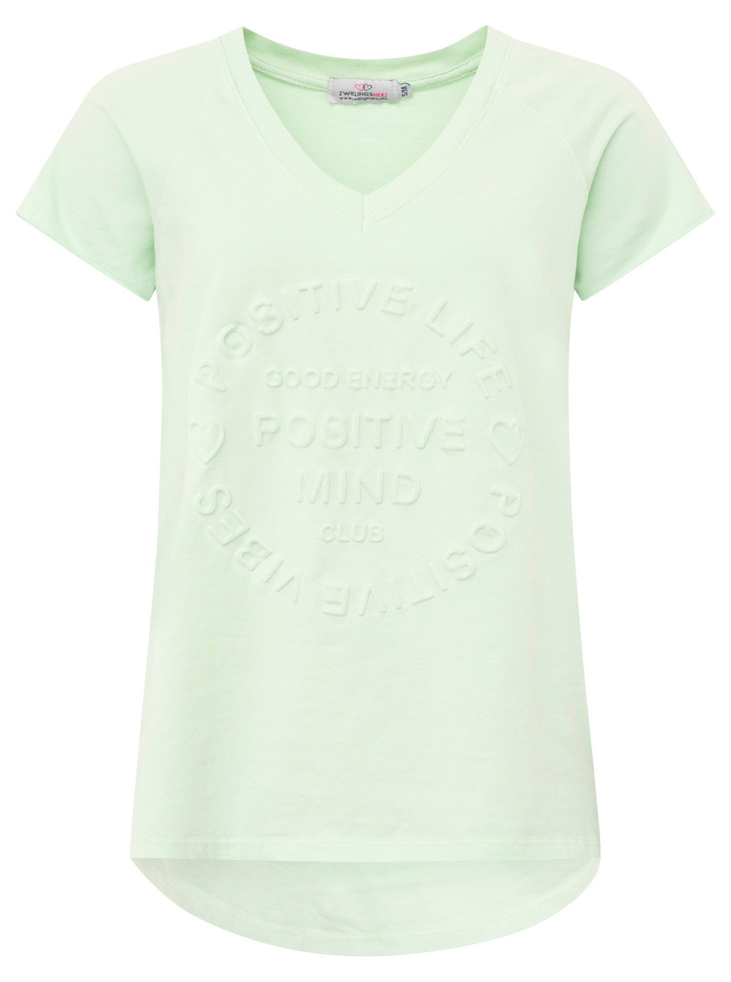Kurzarmshirt "Positive Mind"
