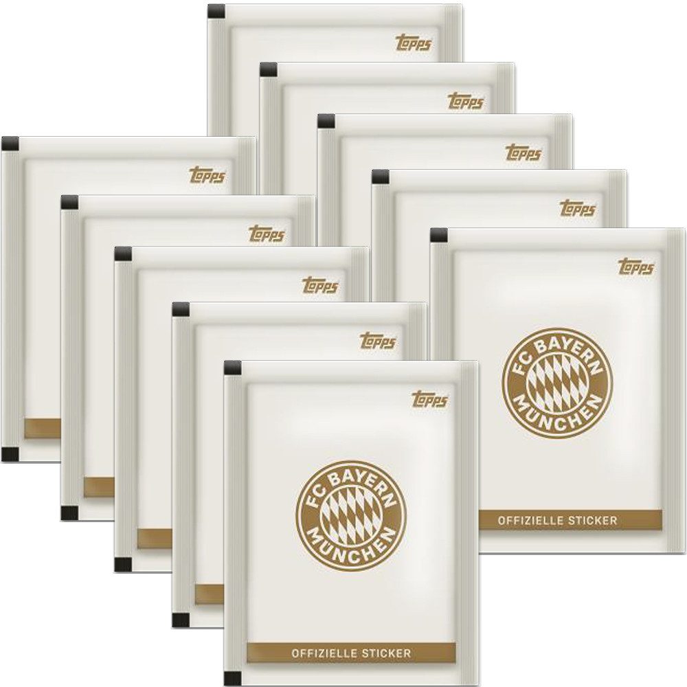 Topps Sammelkarte FC Bayern München - 125 Jahre - Sammelsticker - 10 Tüten