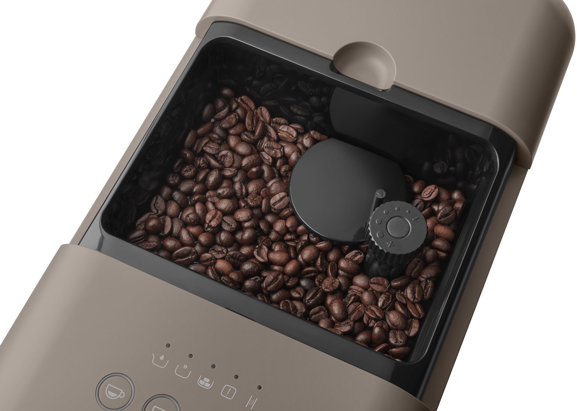 Smeg Kaffeevollautomat BCC01TPMEU, matt Taupe BCC01TPMEU Brüheinheit Herausnehmbare