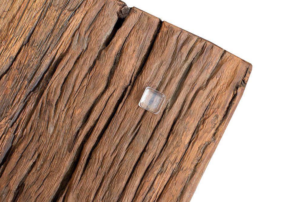 natur · · · Kufen BARRACUDA · Massivholz riess-ambiente 180cm · Esstisch Glas Design / transparent, Edelstahl Esszimmer