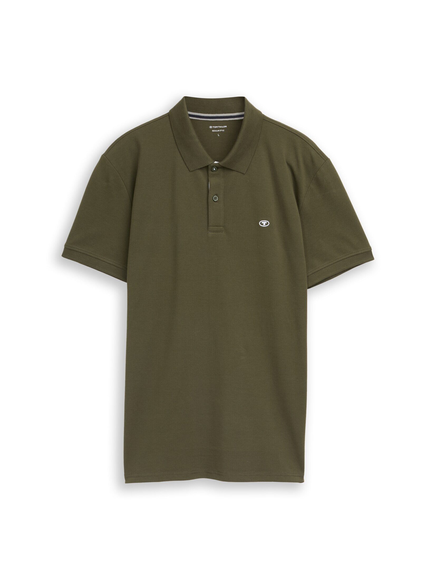 TOM TAILOR Poloshirt Poloshirts Piqué Poloshirt mit Logo-Stickerei günstig online kaufen