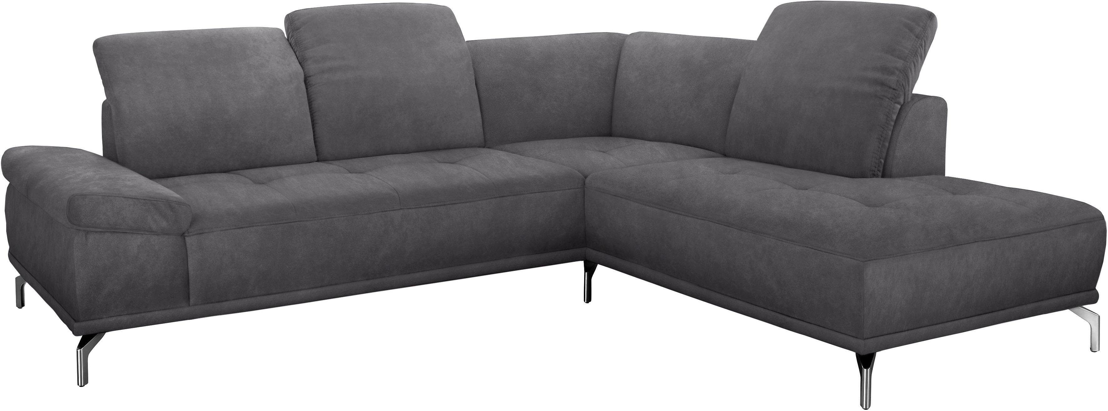 Places of Style Ecksofa "Caluna", Inkl.Sitztiefenverstellung, wahlweise mit günstig online kaufen