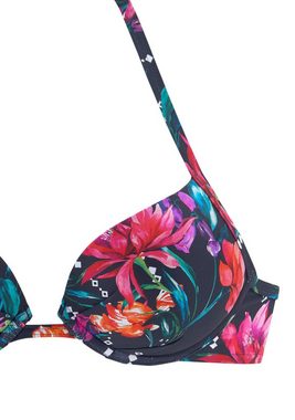 Sunseeker Push-Up-Bikini-Top Modern, mit Blumenprint