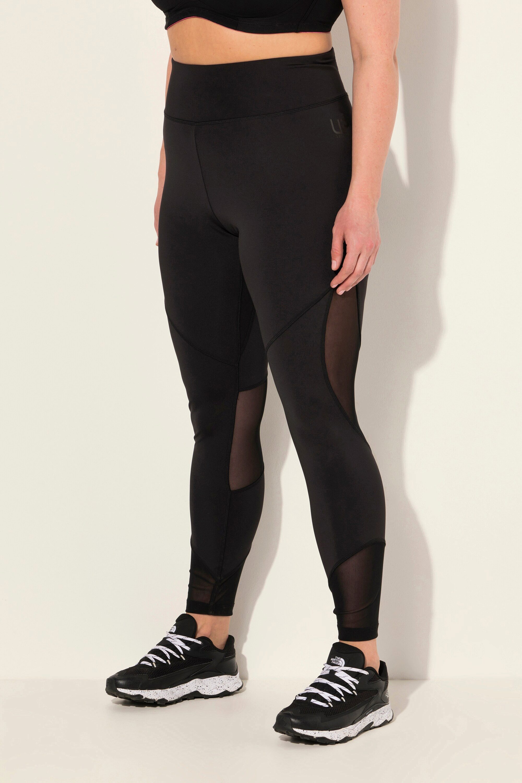 Ulla Popken Leggings Sport-Leggings Mesh-Einsätze Tasche günstig online kaufen