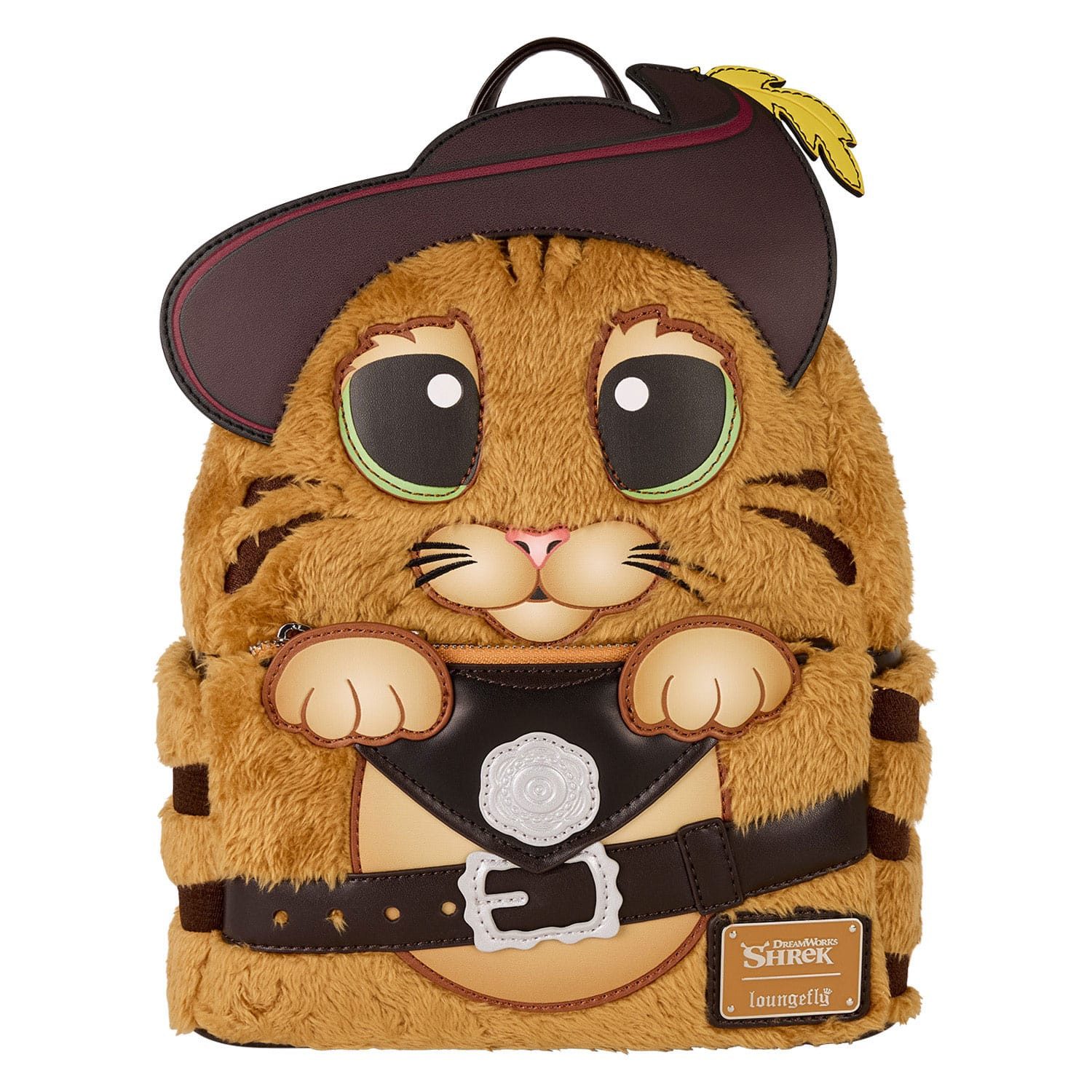 Loungefly Minirucksack Dreamworks by Loungefly Mini Rucksack Shrek Puss in Boots Cosplay (1-tlg), Hochwertig und Detailliert