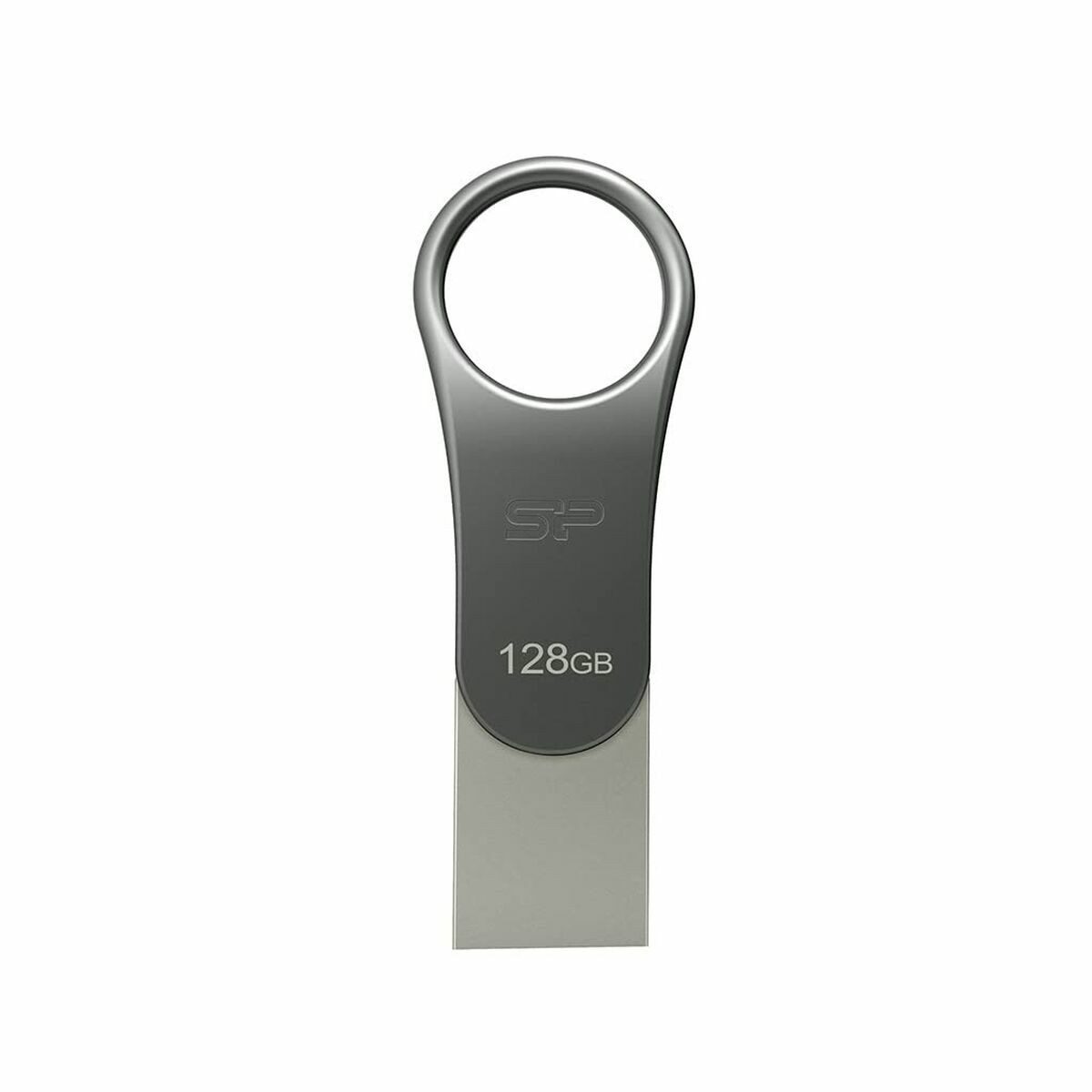 SILICON POWER USB-Stick (USB Pendrive Silicon Power Mobile C80 Grau Titan 128 GB)