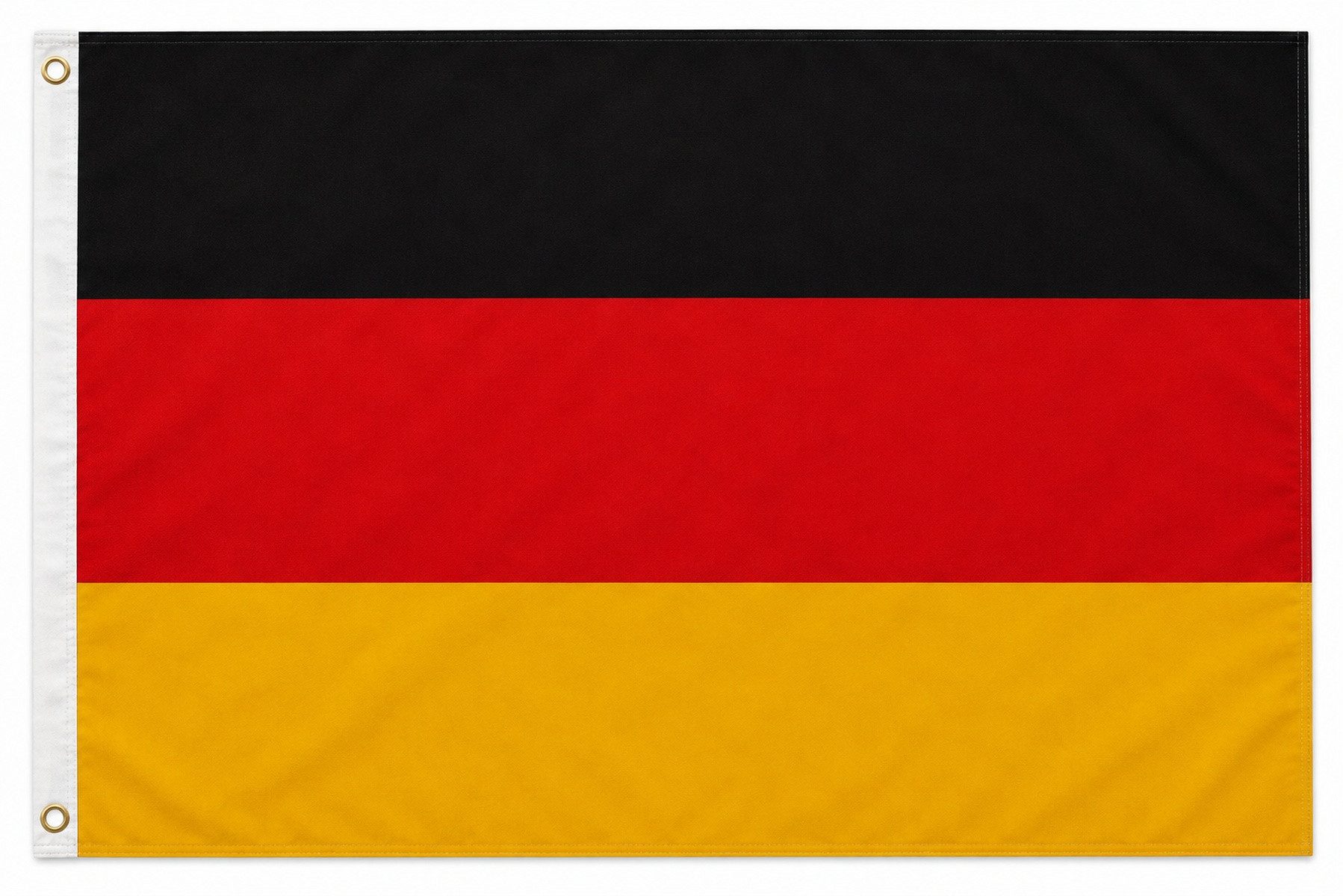 trends4cents Fahne Flagge Deutschland Top Qualität 90 x 150 cm, extra starke Messing-Ösen, extrem reißfest, Stoffgewicht ca. 100 g/m², sehr robust