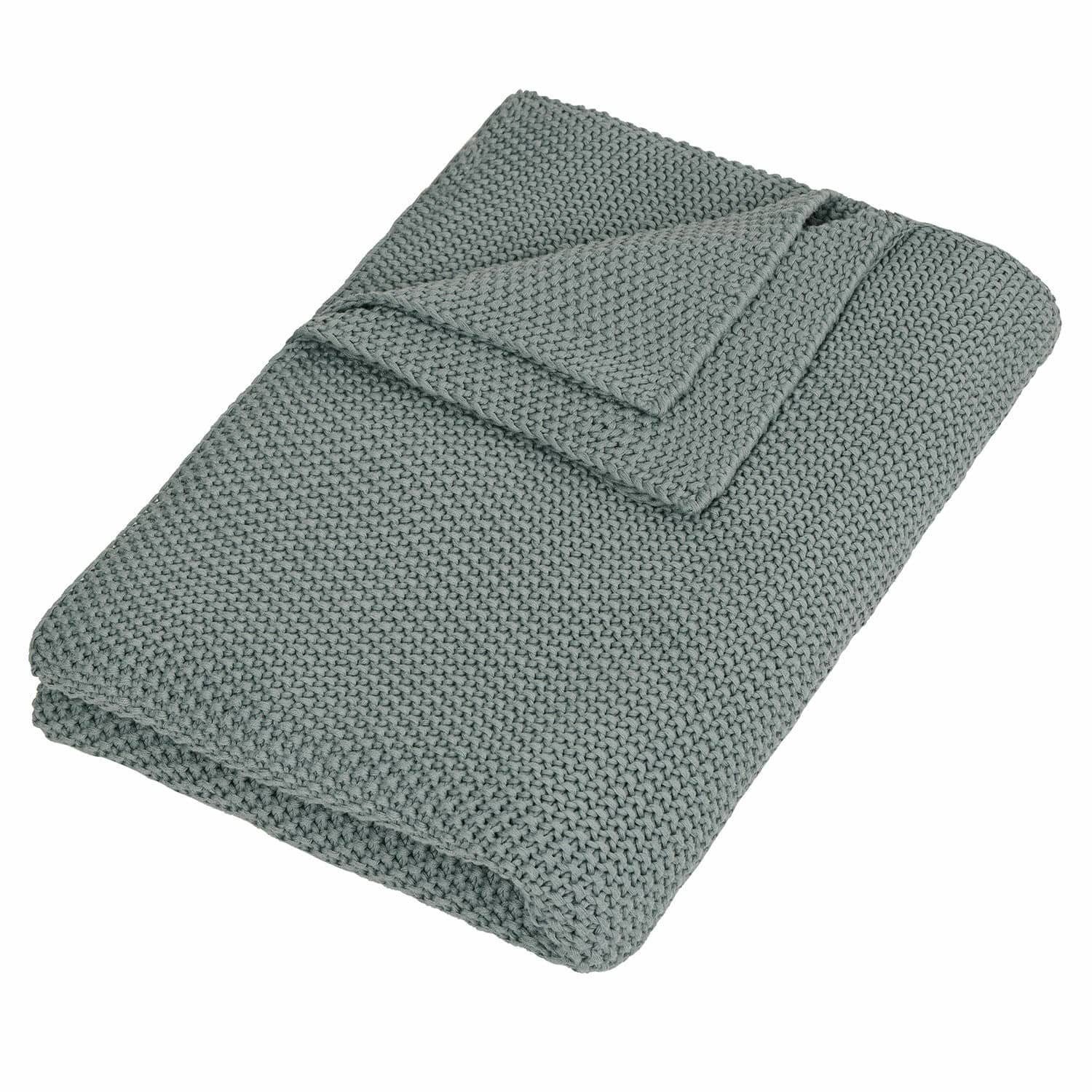 Mirabeau Tagesdecke Plaid Ancy blau