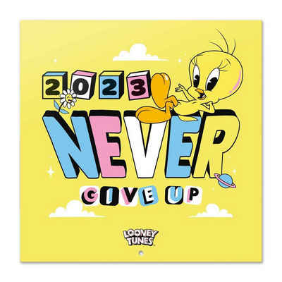empireposter Wandkalender »Looney Tunes - Kalender 2023 - 12 Monate inklusive Poster - 30x30 cm«