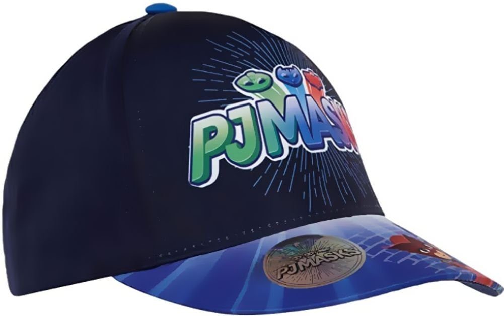 PJ Masks Schirmmütze PJ MASK Kinder Schirmmütze Basecap Jungen + Mädchen Helden im Schlafanzug Gr. 52 + 54