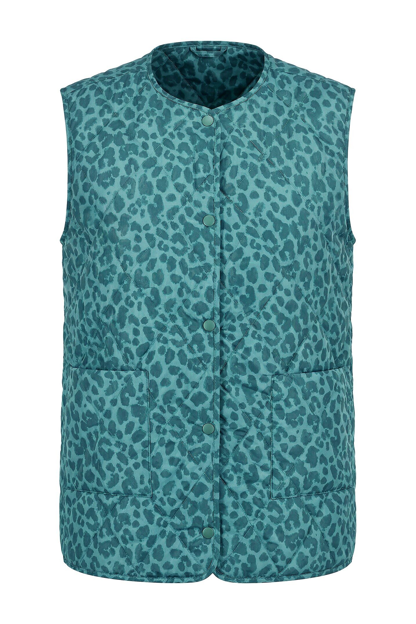 Studio Untold Steppweste Steppweste Oversize Shape Lightstepp Leo