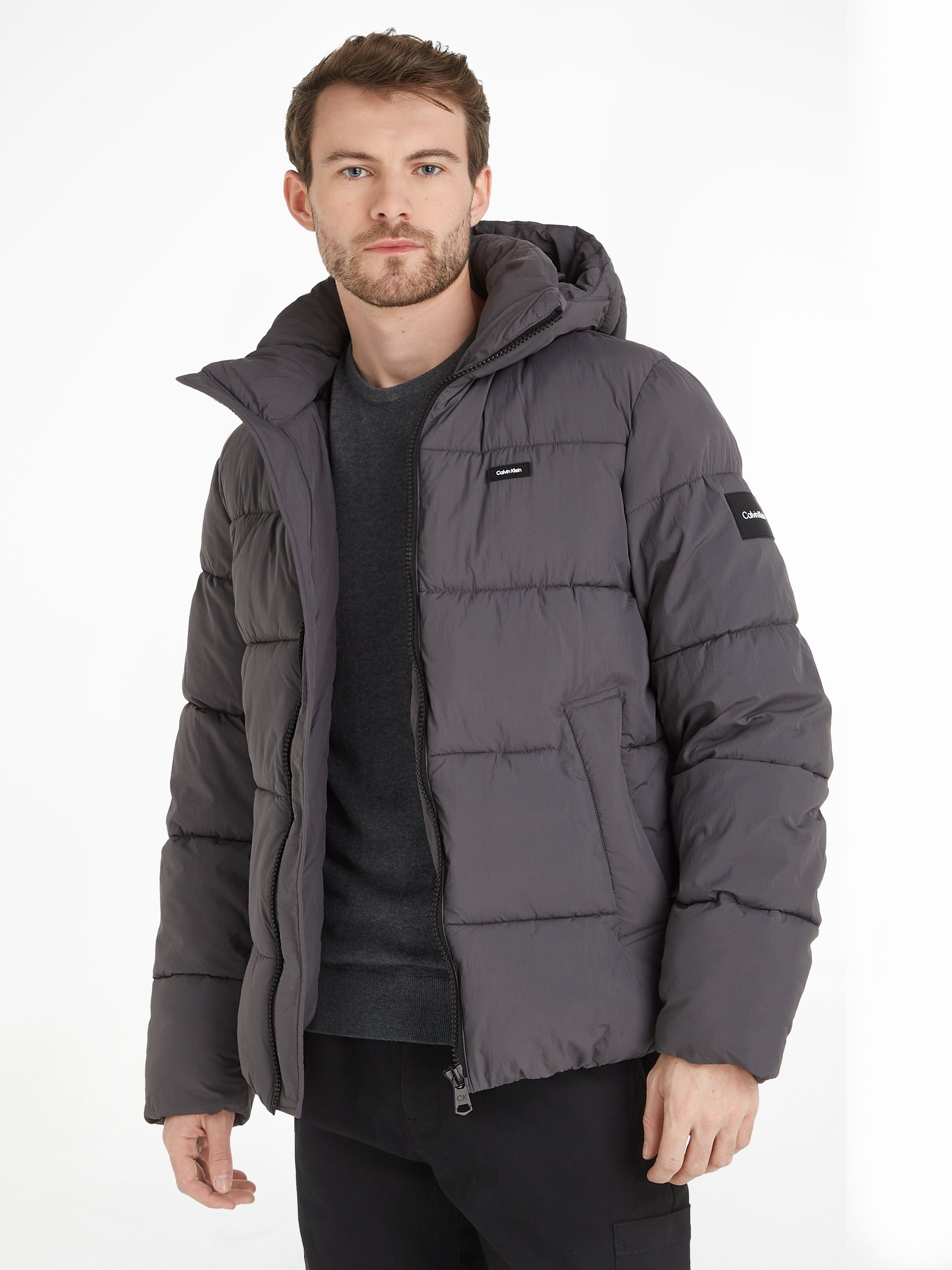 Calvin Klein Steppjacke mit Stehkragen magnet