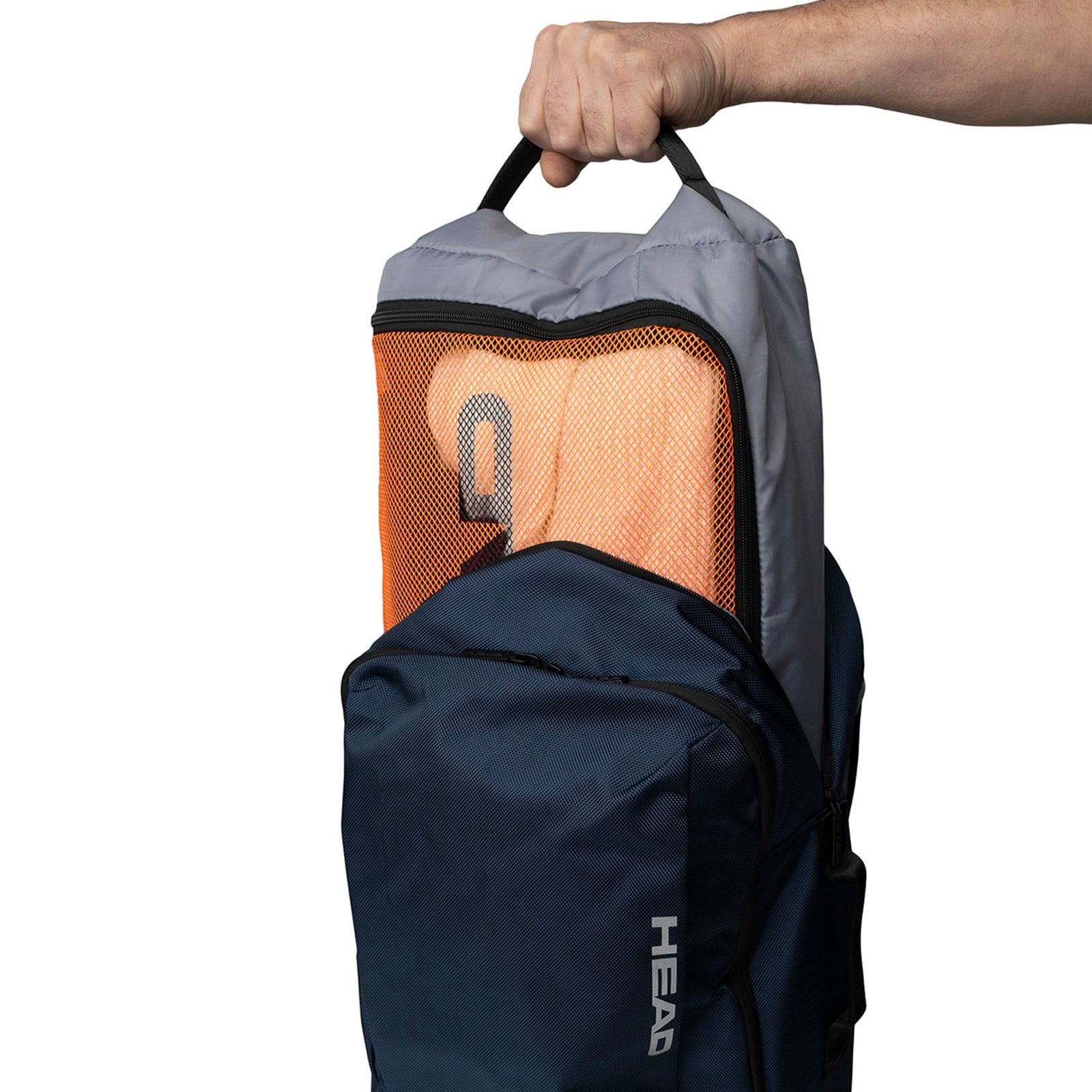 Head Head Reiserucksack navy Businessrucksack (Businessrucksack), Businessrucksack, Reisetasche Recycled Polyester, navy, dunkelblau ca.