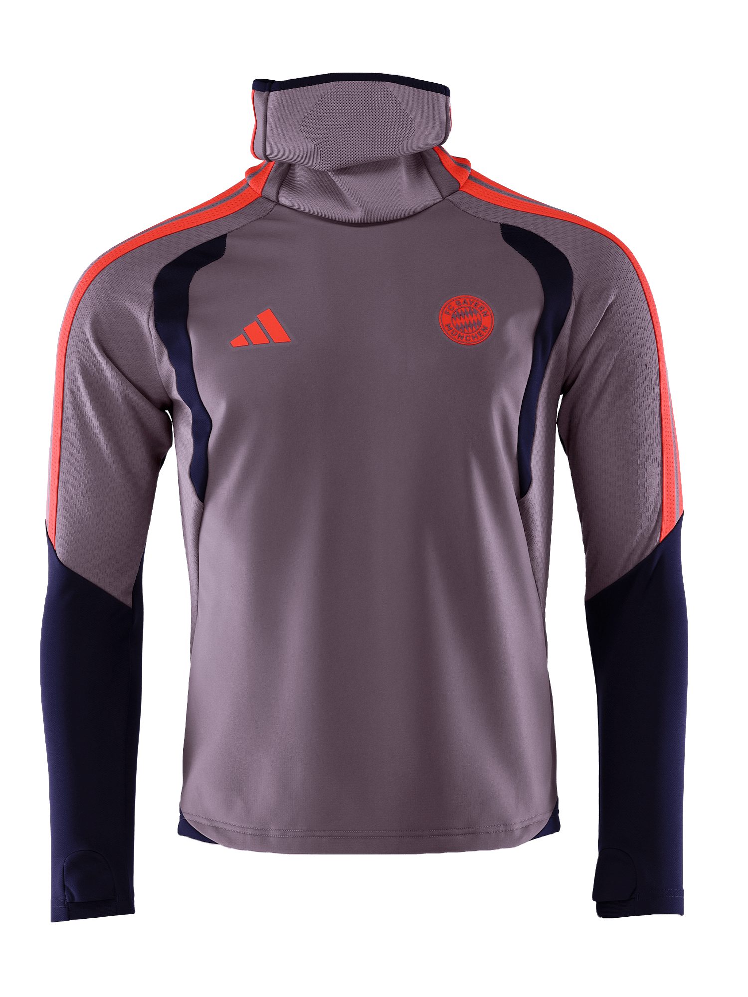 adidas Performance Sweatshirt FC Bayern München, Authentic Warmtop UCL Teamline, Herren, Lila