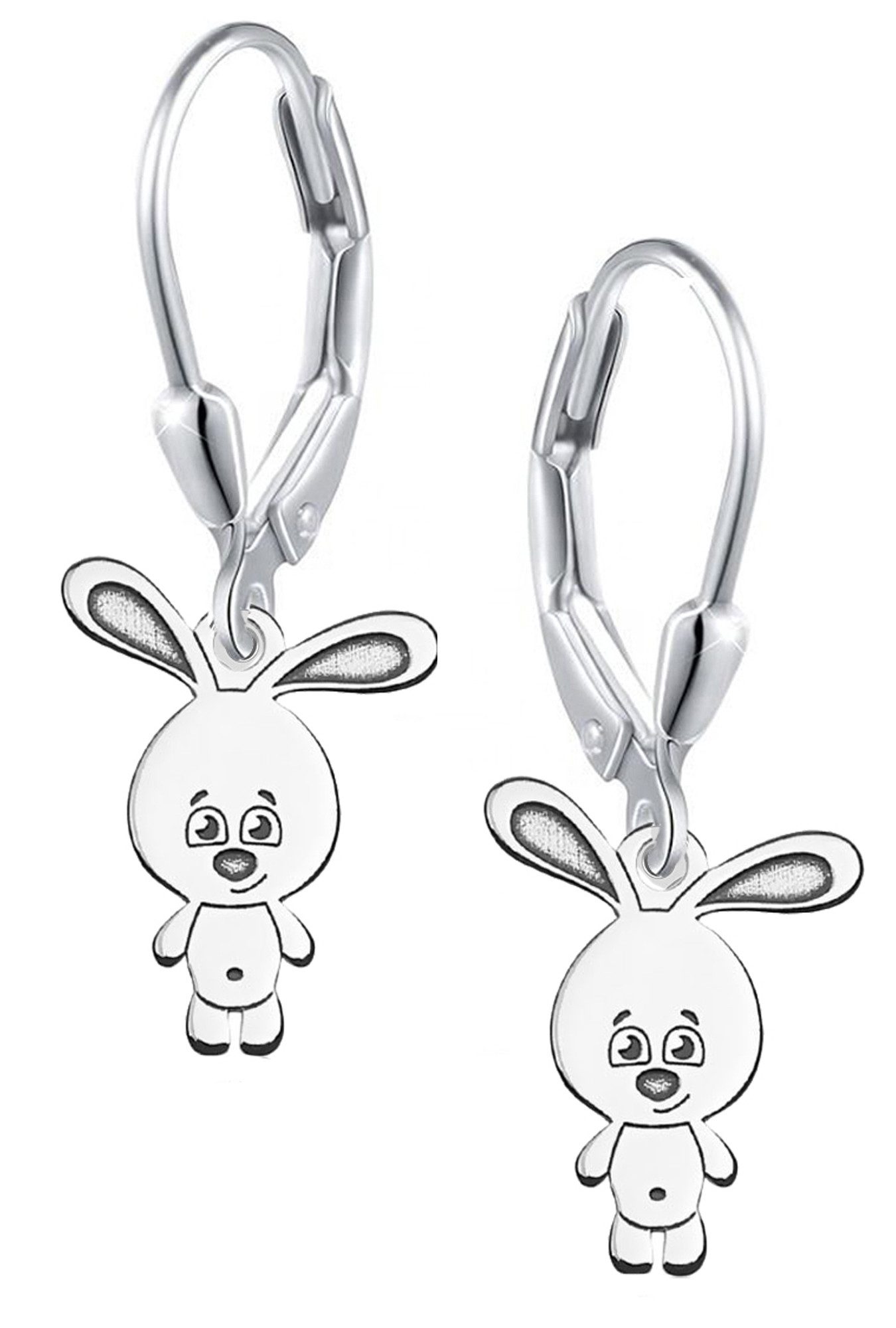 Paar Ohrhänger Kinder Mädchen Hängeohrringe 925 Sterling Silber hängende Ohrringe